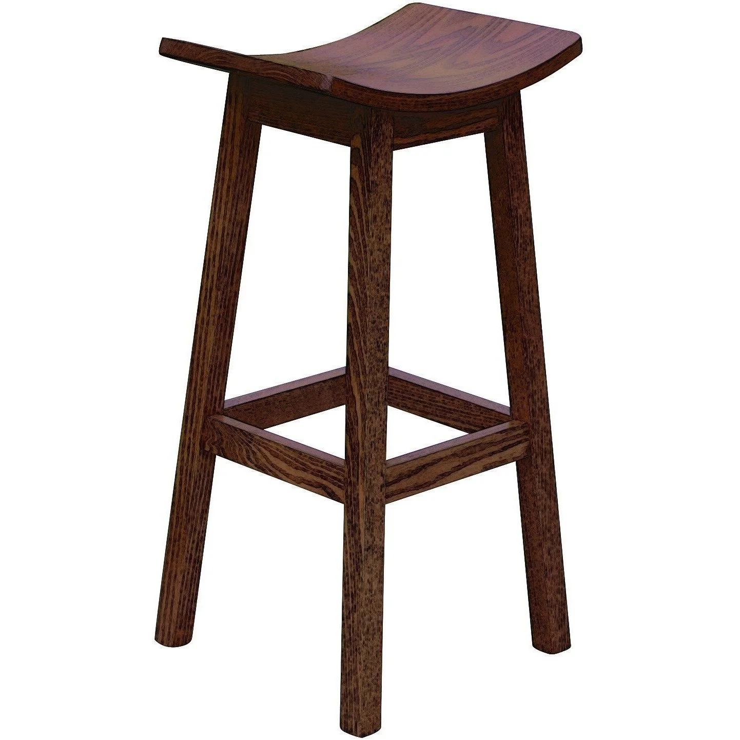 QW Amish Athens Stool - Image 2