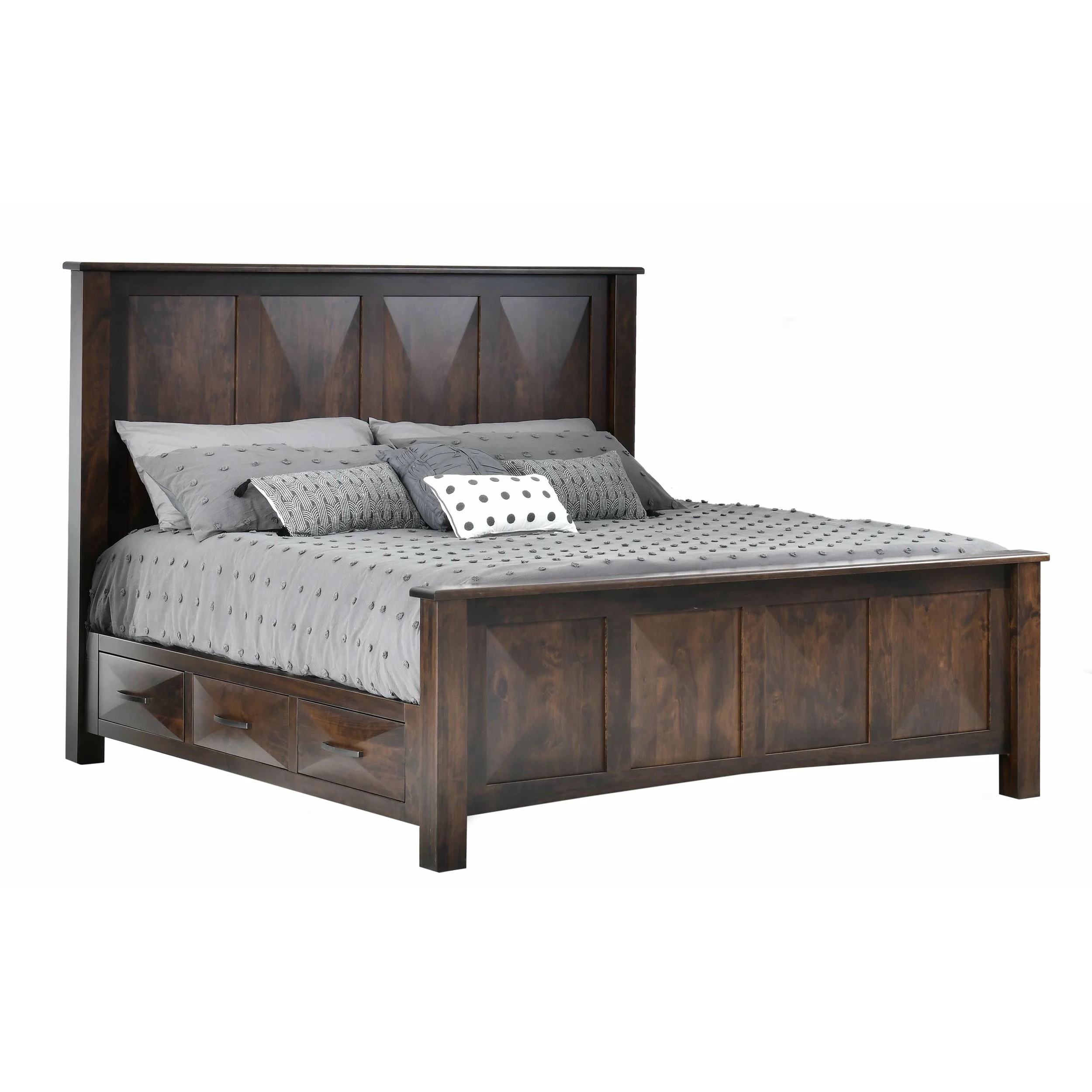 QW Amish Atley 5pc Set w/ Storage Bed - Image 2