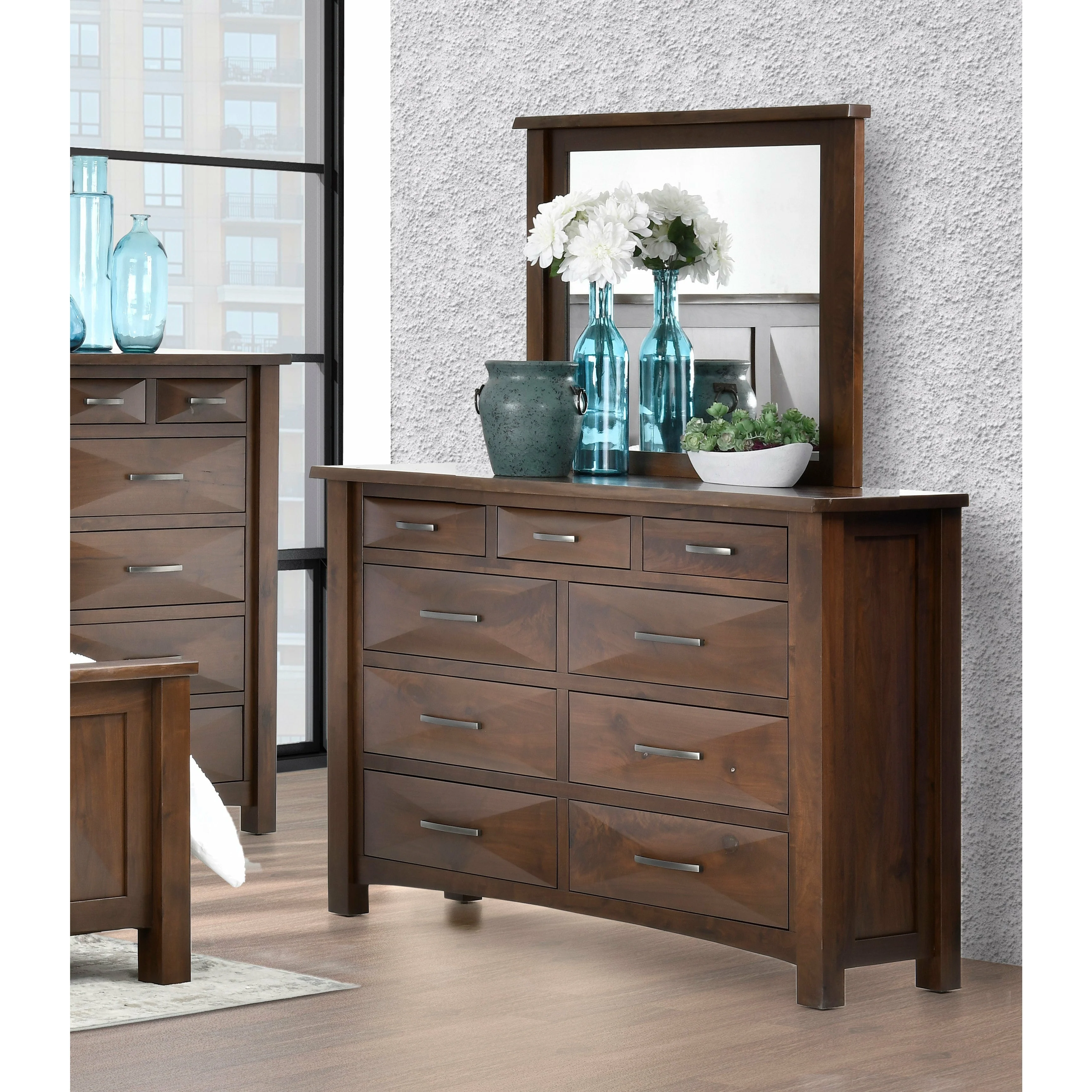 QW Amish Atley Live Edge 5pc Set w/ Storage Bed - Image 11
