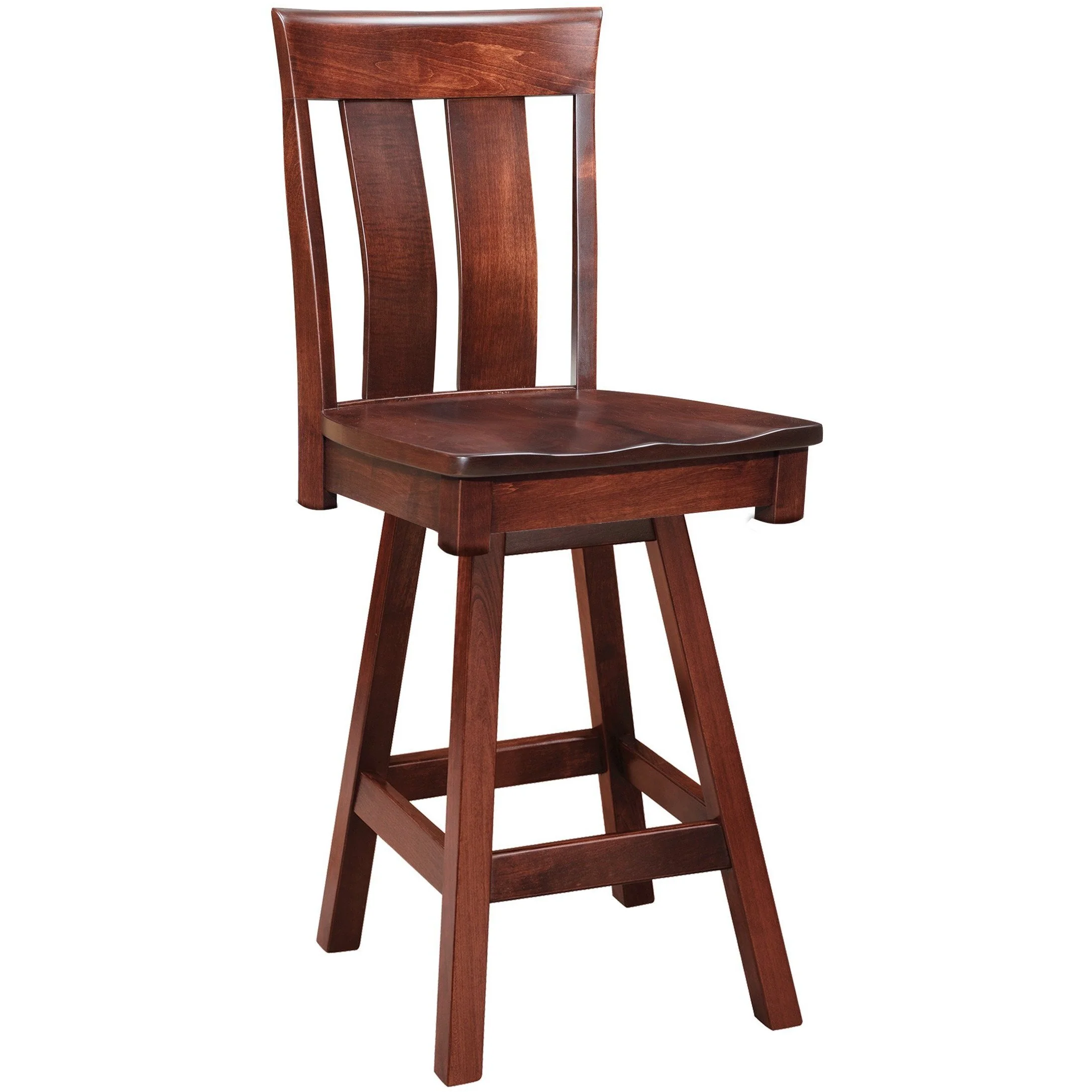 QW Amish Aurora Swivel Bar Chair - Image 2