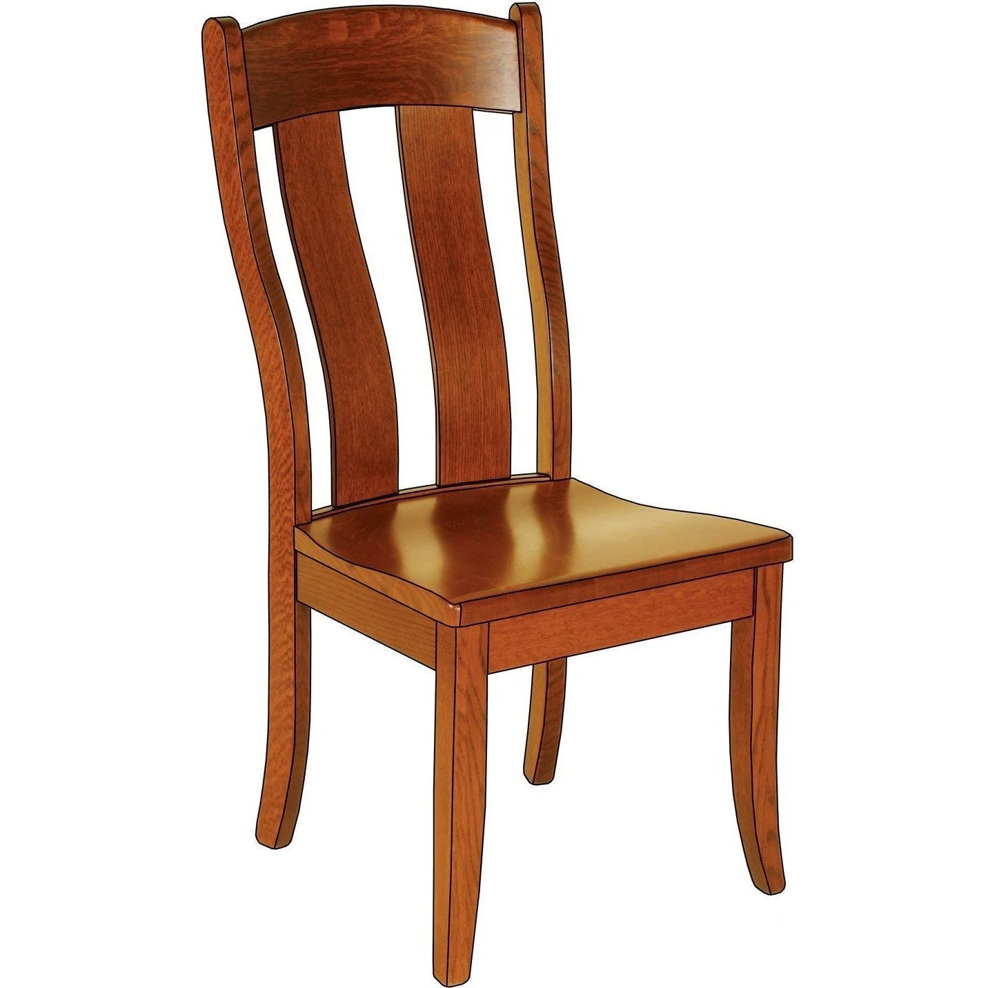 QW Amish Austin Side Chair - Image 2
