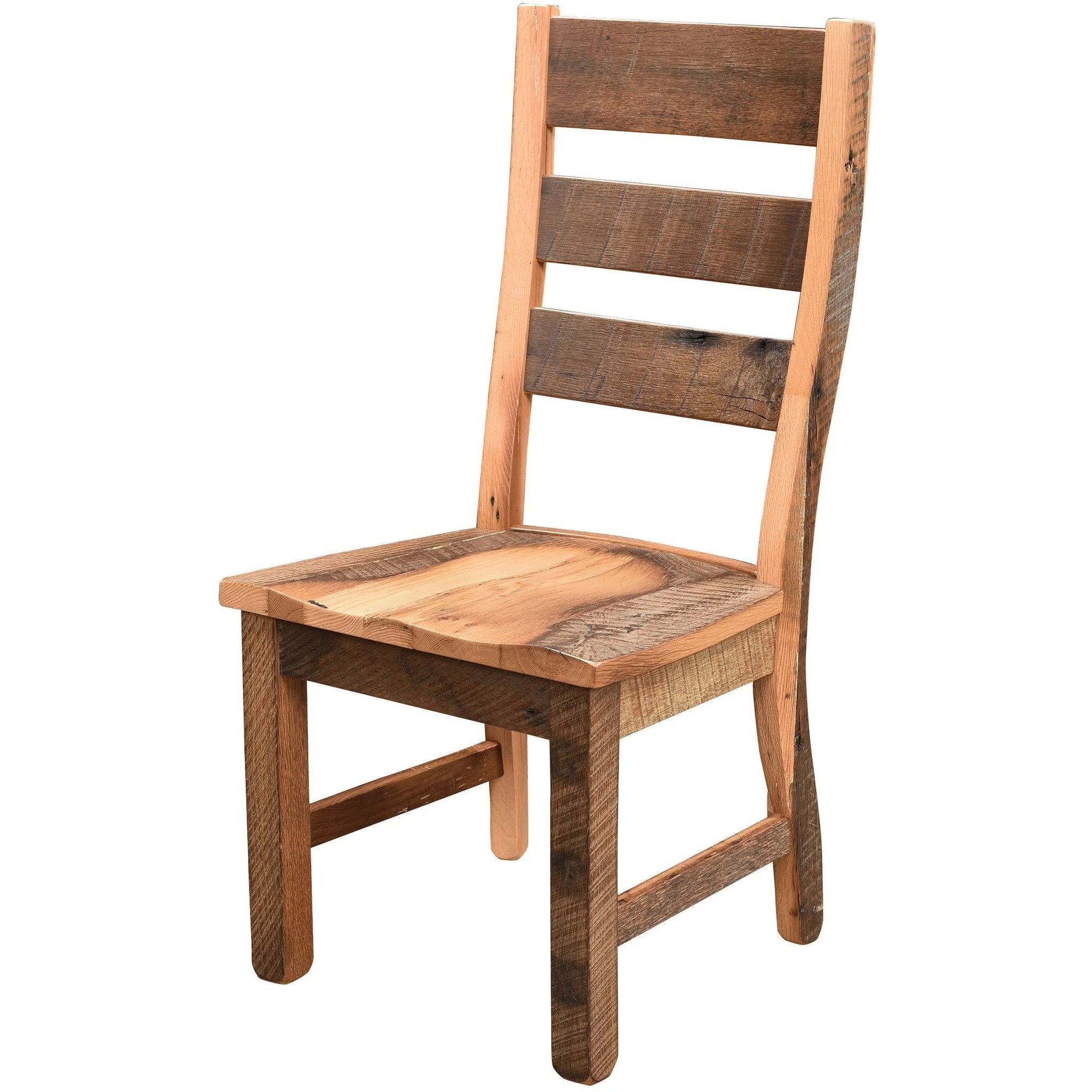 QW Amish Barlette Reclaimed Barnwood 7pc Dining Set - Image 3