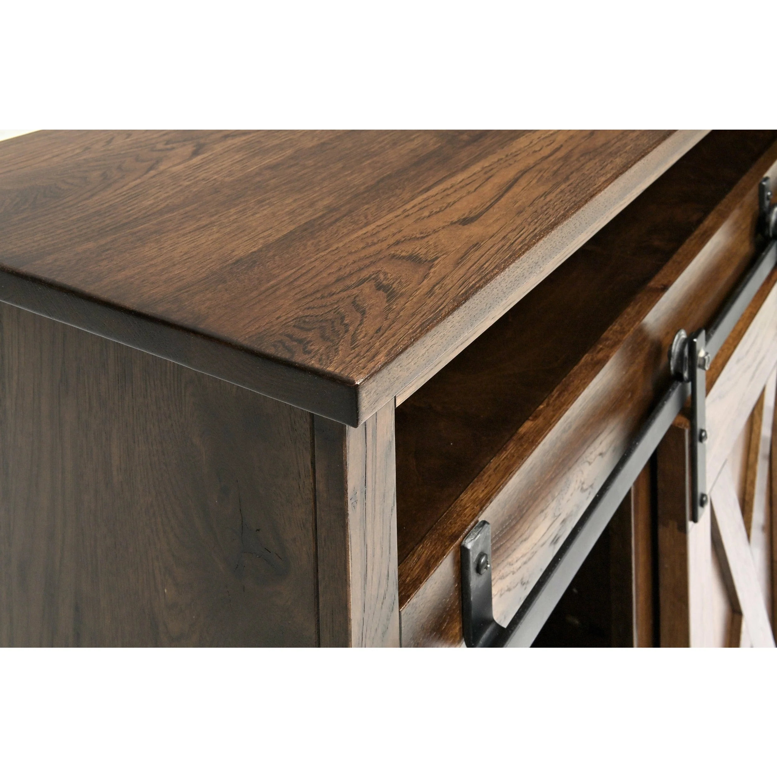 QW Amish Barn Door 66" TV Stand - Image 3
