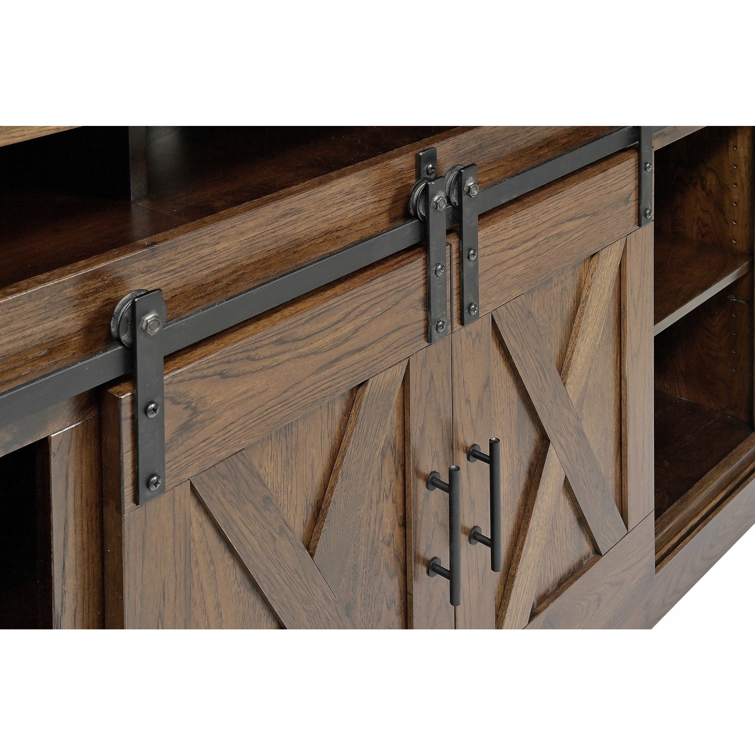 QW Amish Barn Door 66" TV Stand - Image 4
