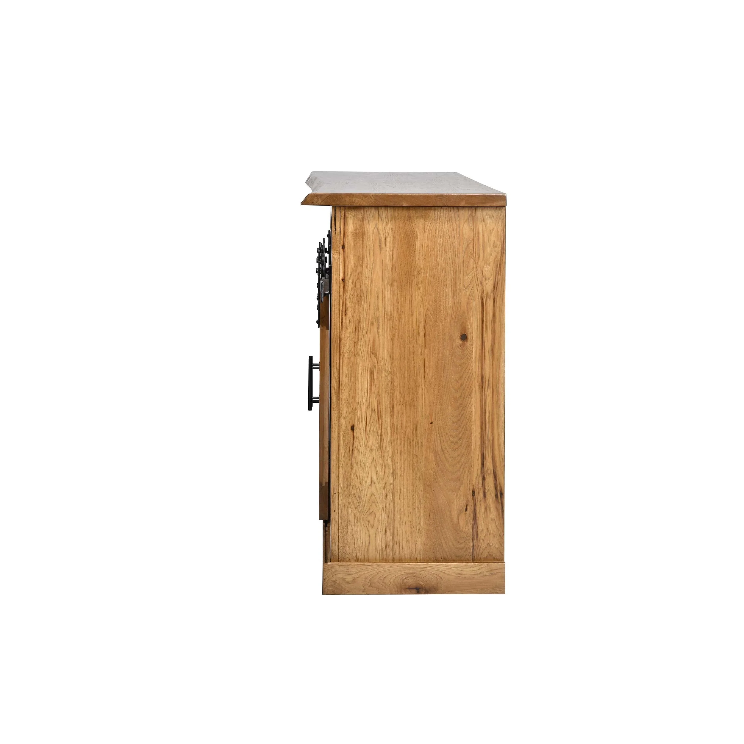 QW Amish Barn Door 66" TV Stand w/ Live Edge Top - Image 22