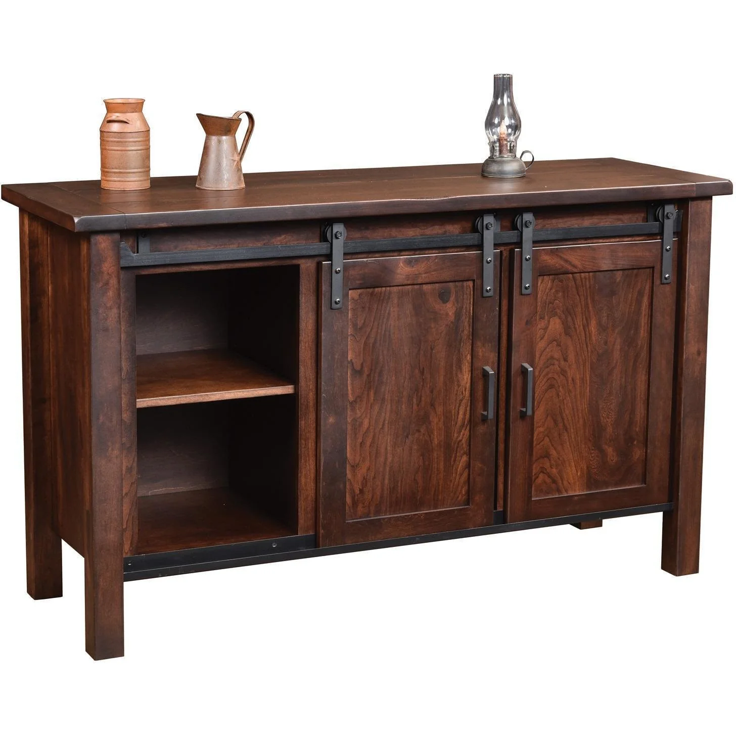 QW Amish Barn Door 62" Hutch & Buffet - Image 4