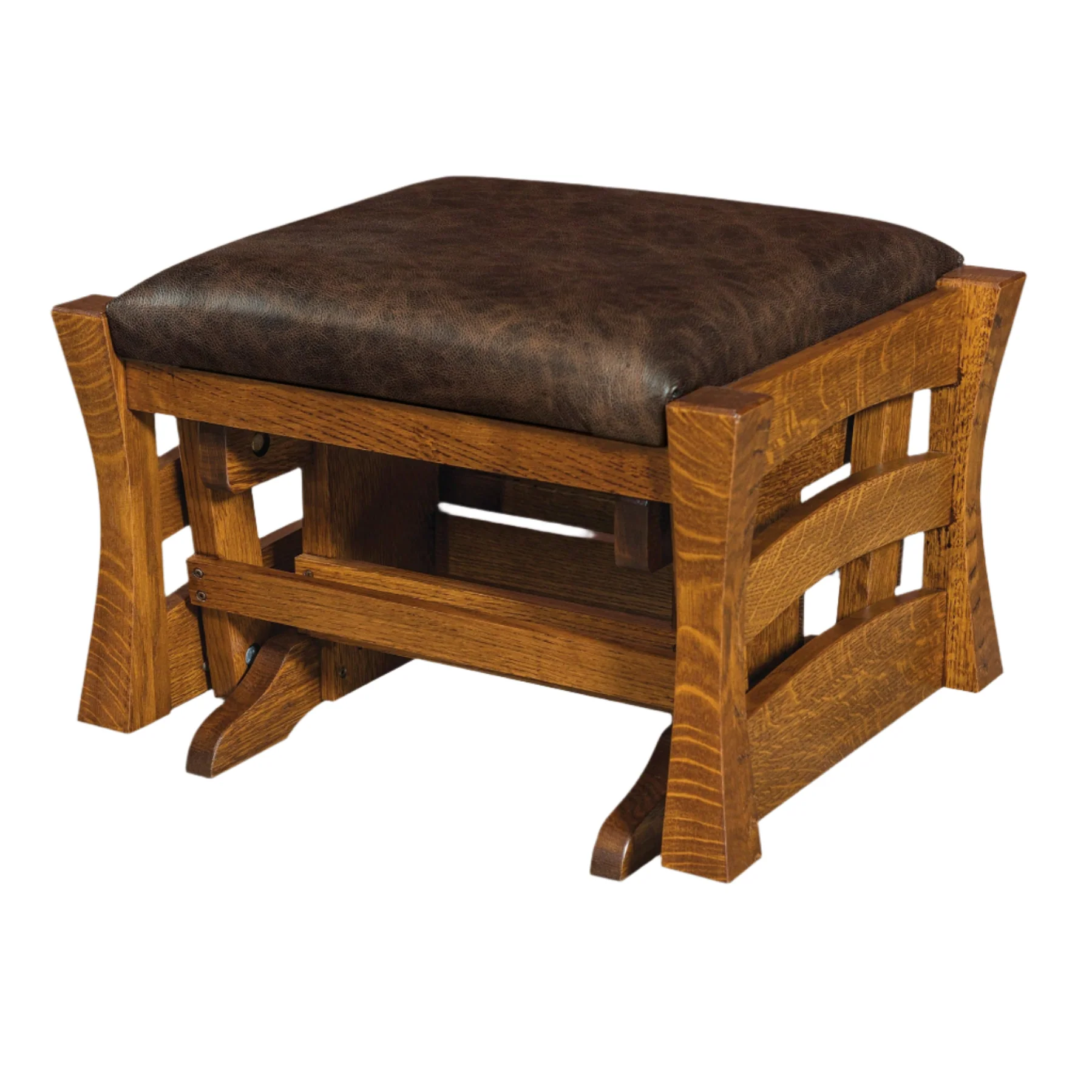 QW Amish Barrington Glider and Ottoman - Image 4