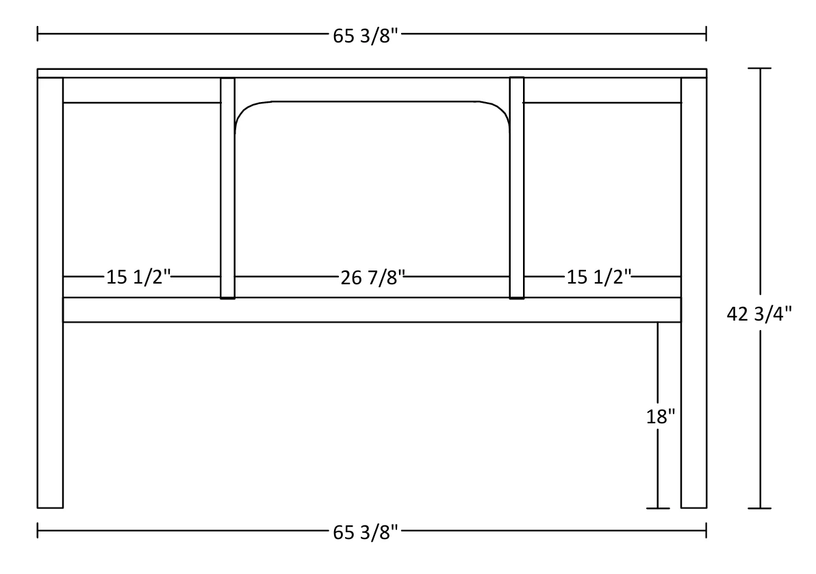QW Amish Bayport Credenza & Optional Hutch - Image 5