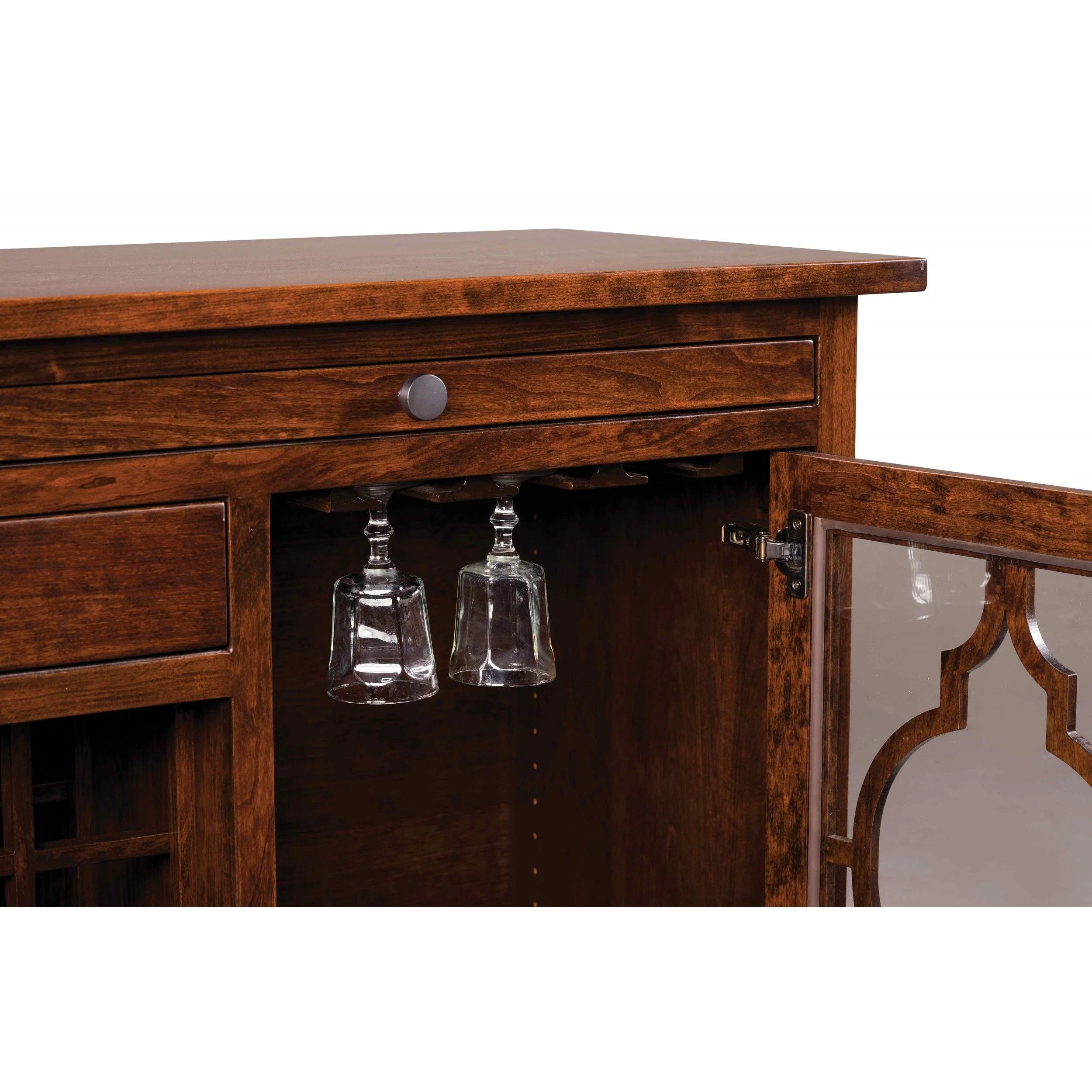 QW Amish Bellamy Wine Cabinet - Image 2