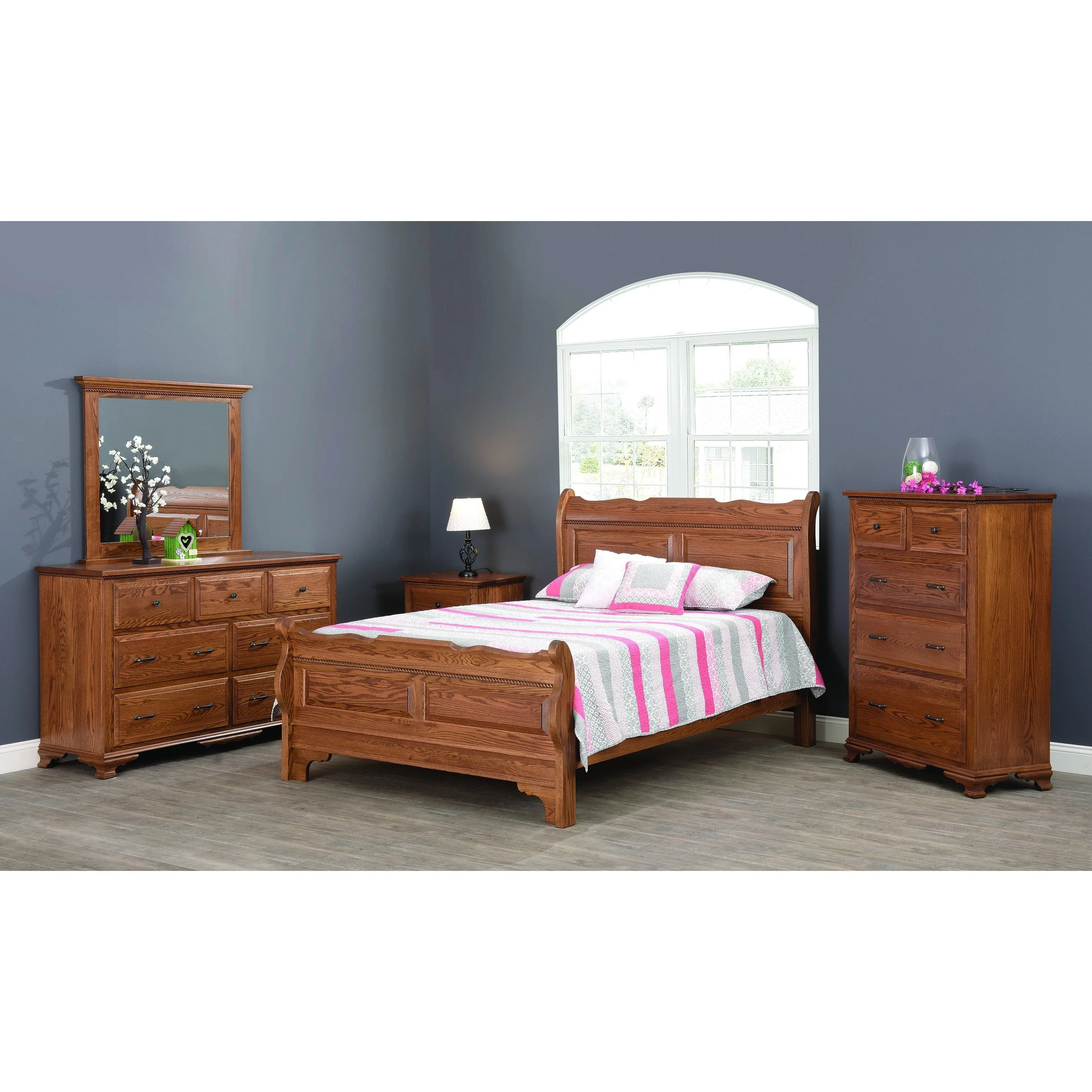 QW Amish Berkshire Dresser with Mirror Option - Image 2