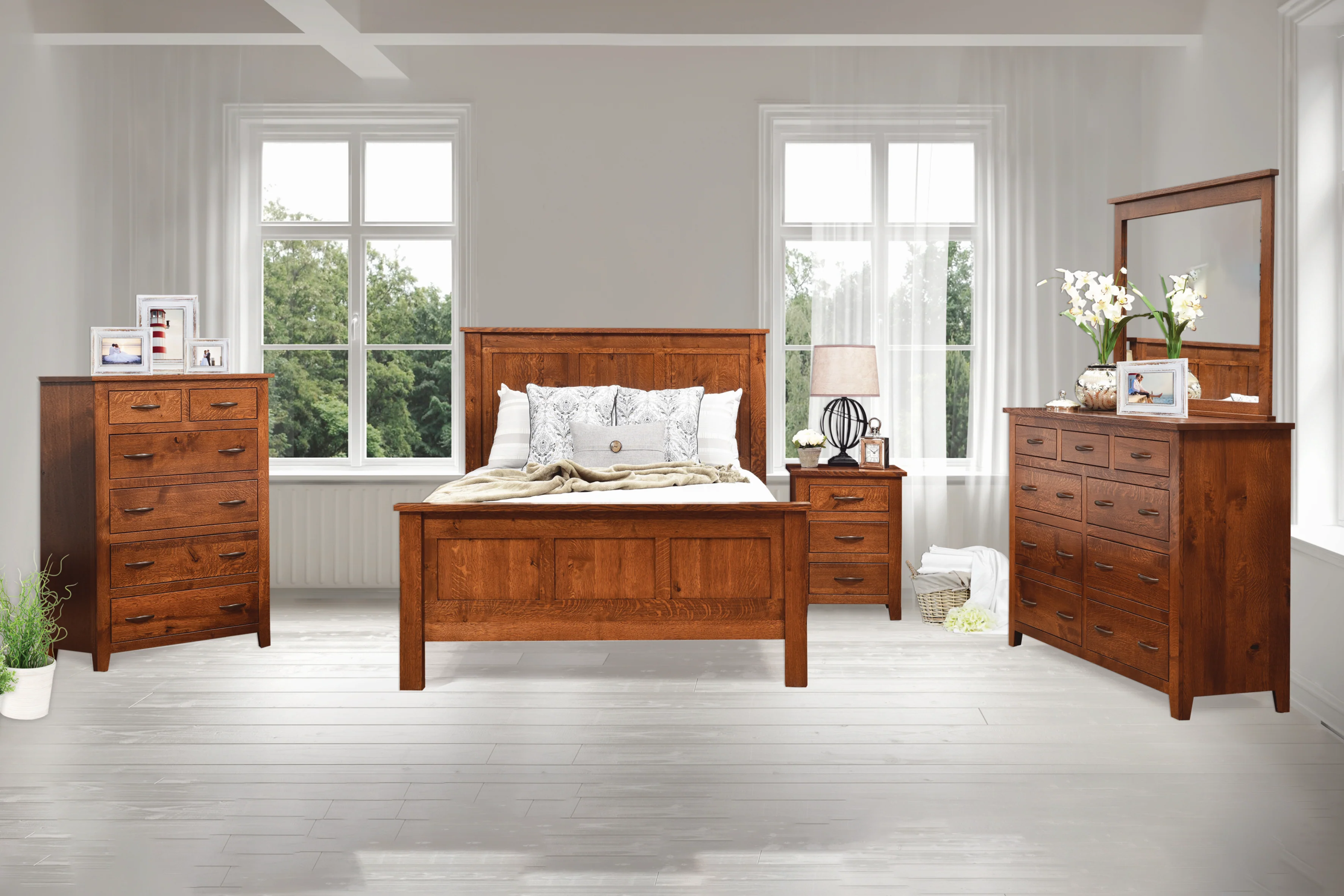 QW Amish Bloomfield Armoire - Image 3