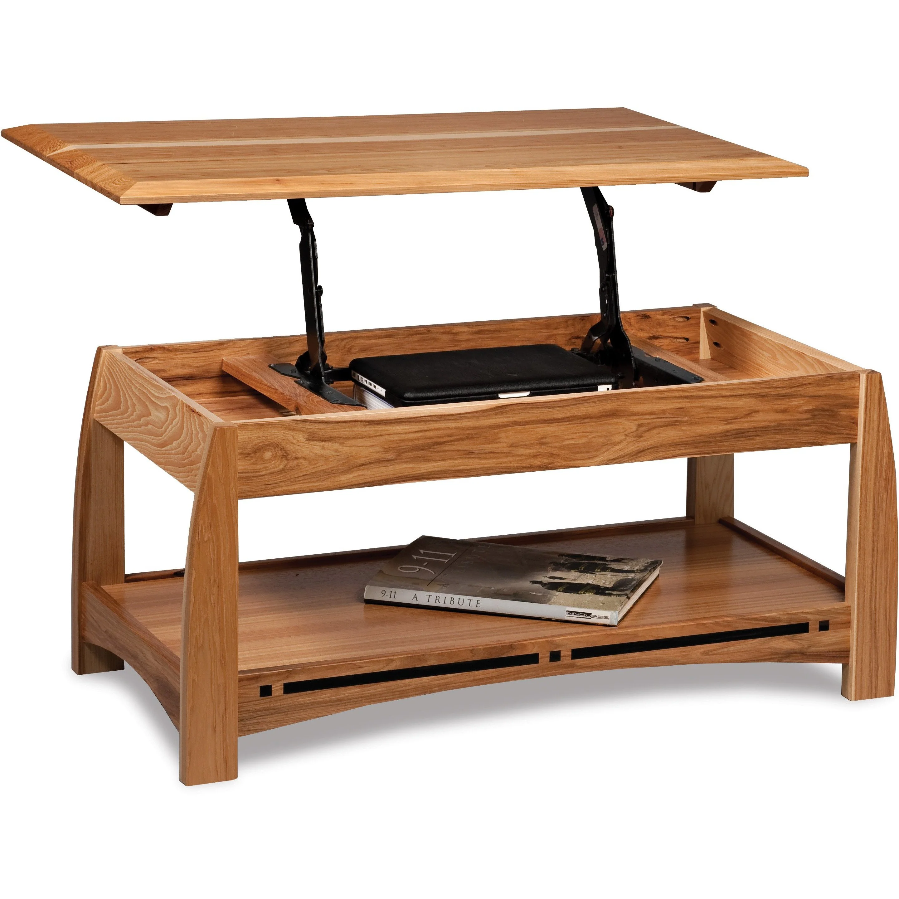 QW Amish Boulder Creek Coffee Table w/ Optional Lift Top - Image 2