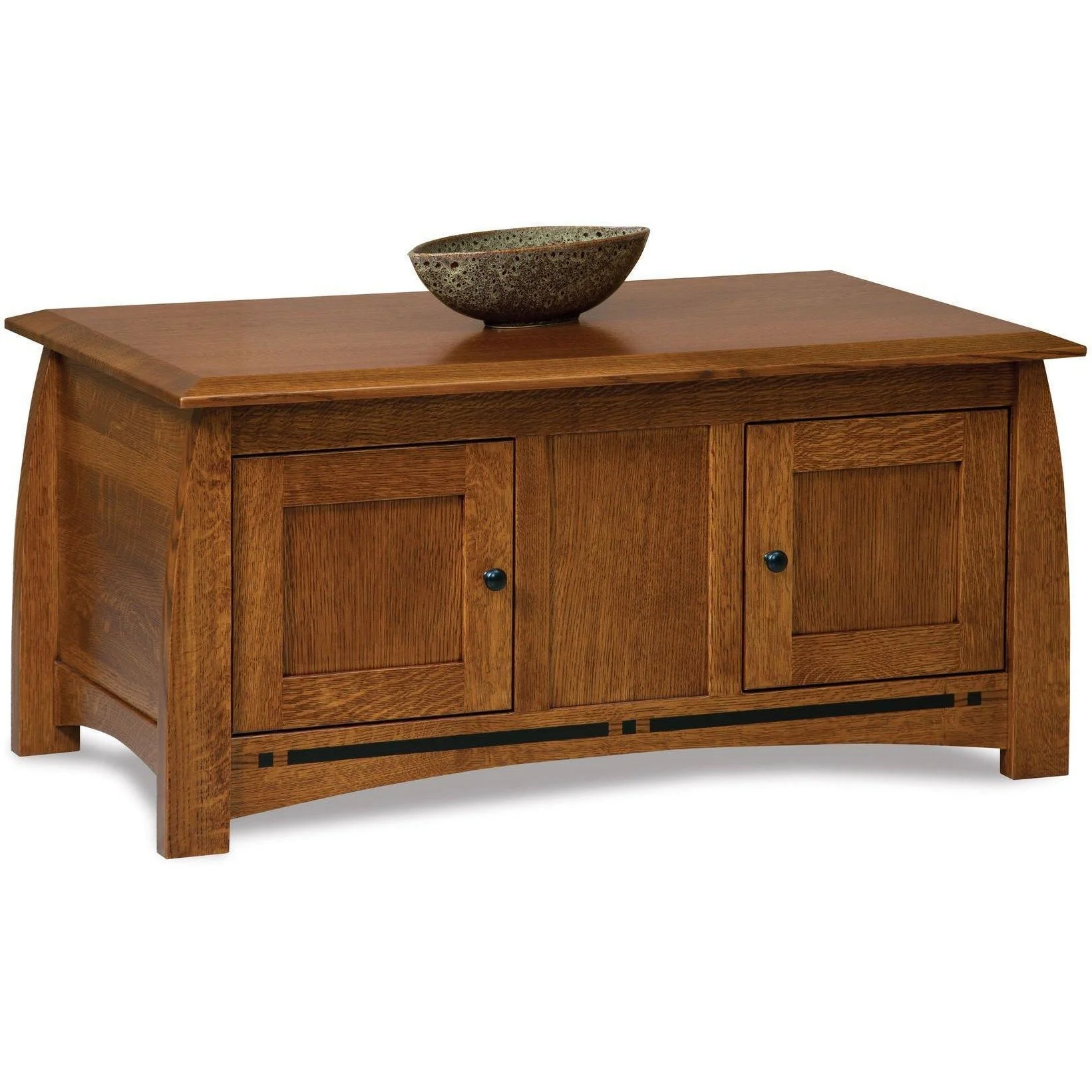 QW Amish Boulder Creek Enclosed Coffee Table w/ Optional Lift Top - Image 2