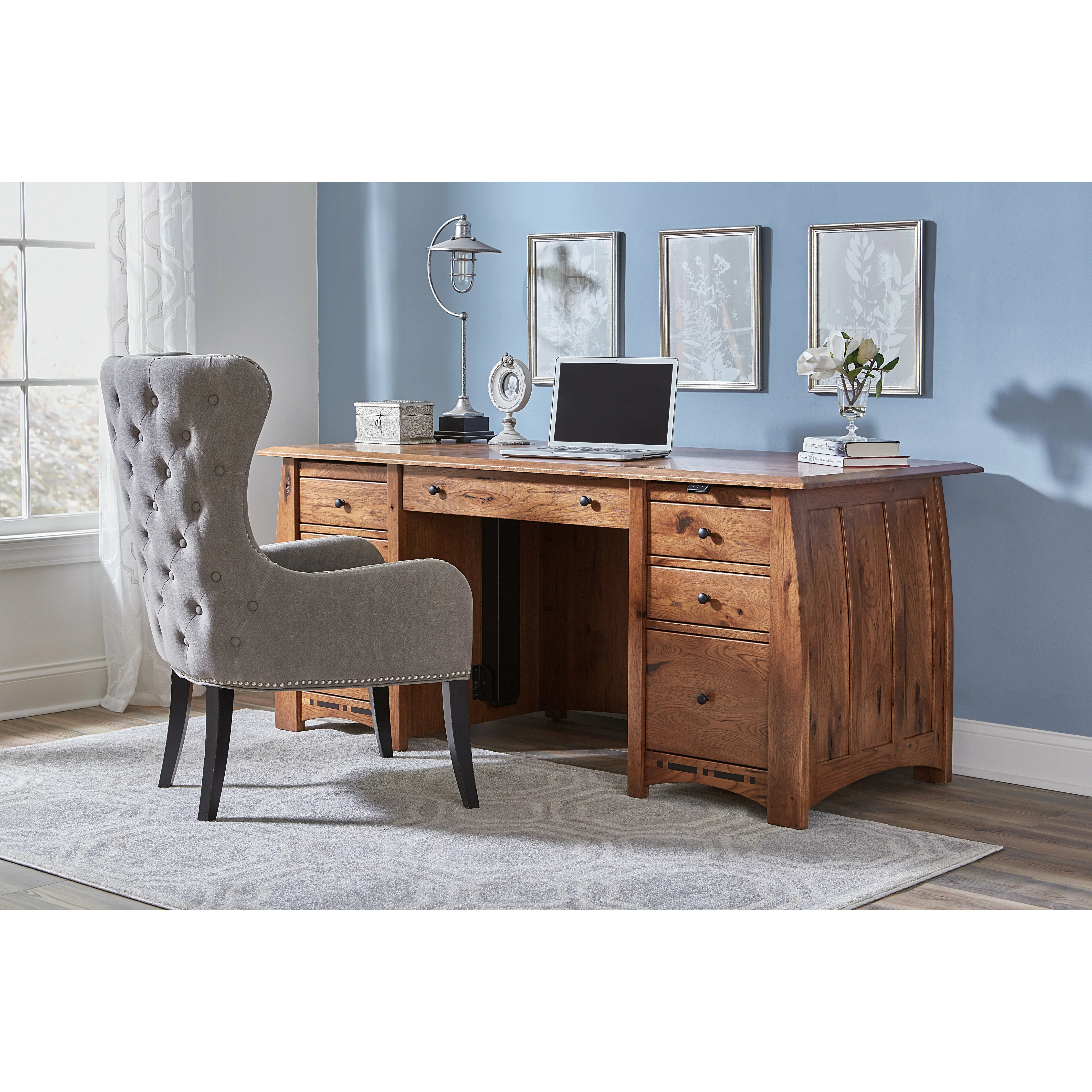 QW Amish Boulder Creek Lift Desk - Image 2