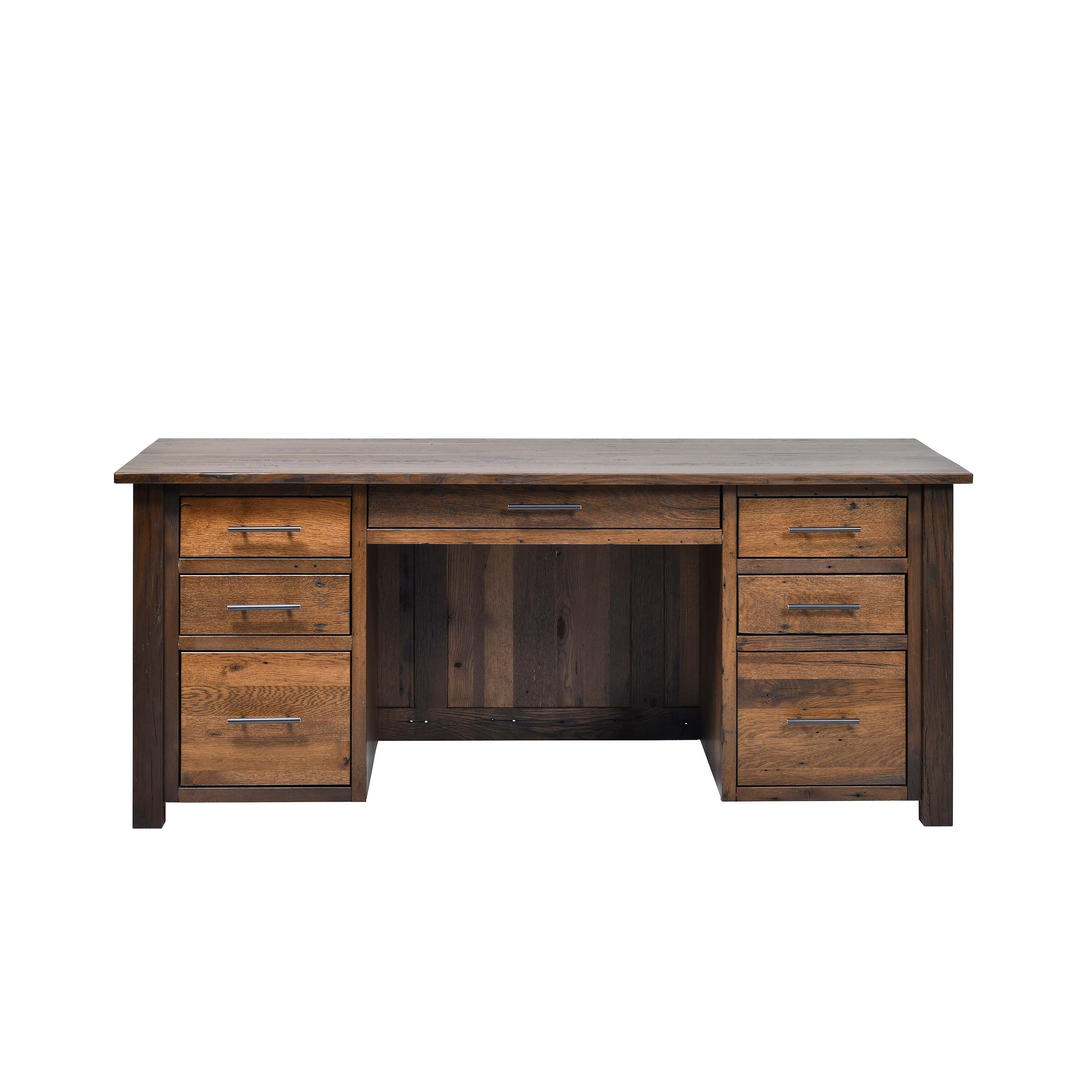 QW Amish Bozeman Reclaimed 72" Executive Desk - Image 10