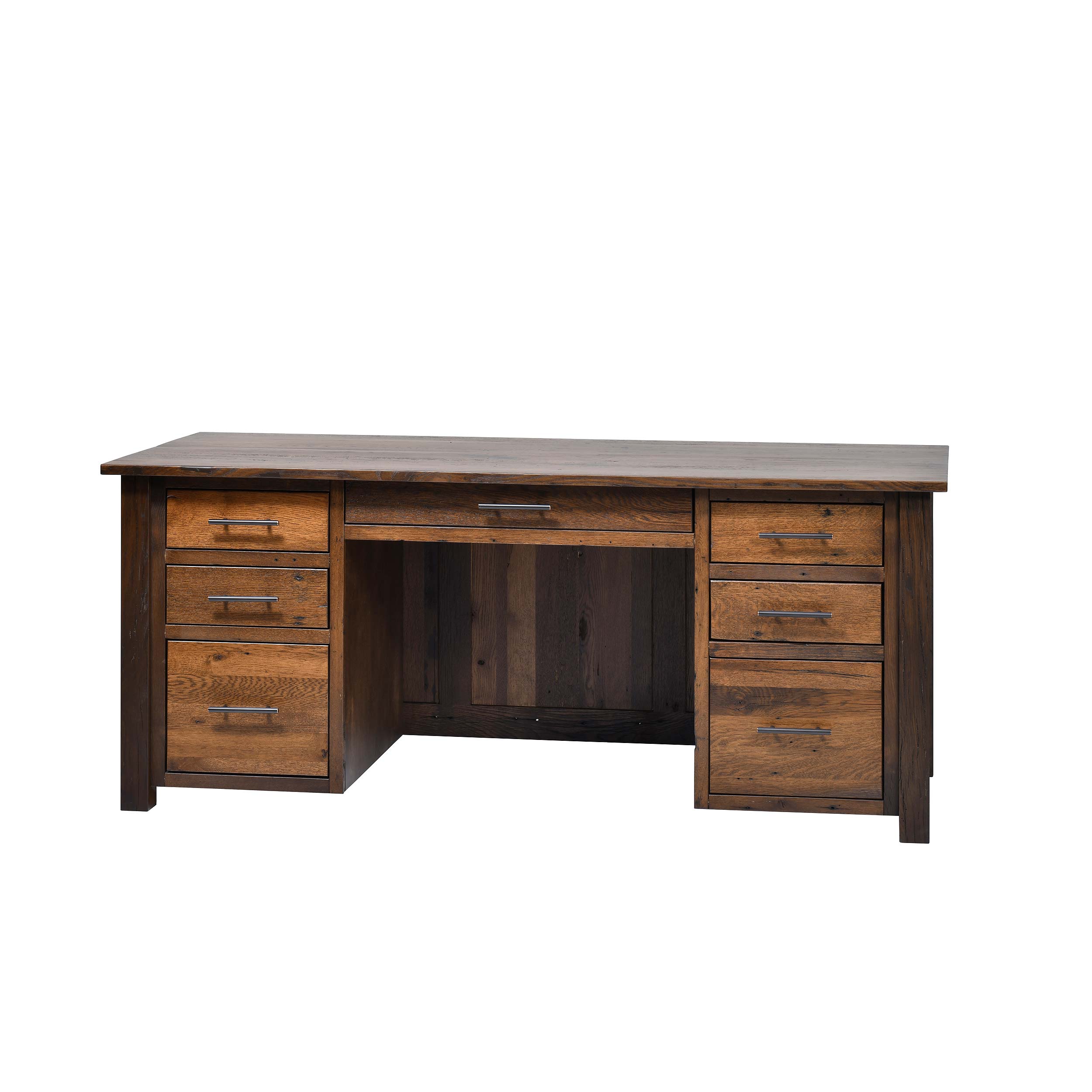 QW Amish Bozeman Reclaimed 72" Executive Desk - Image 11