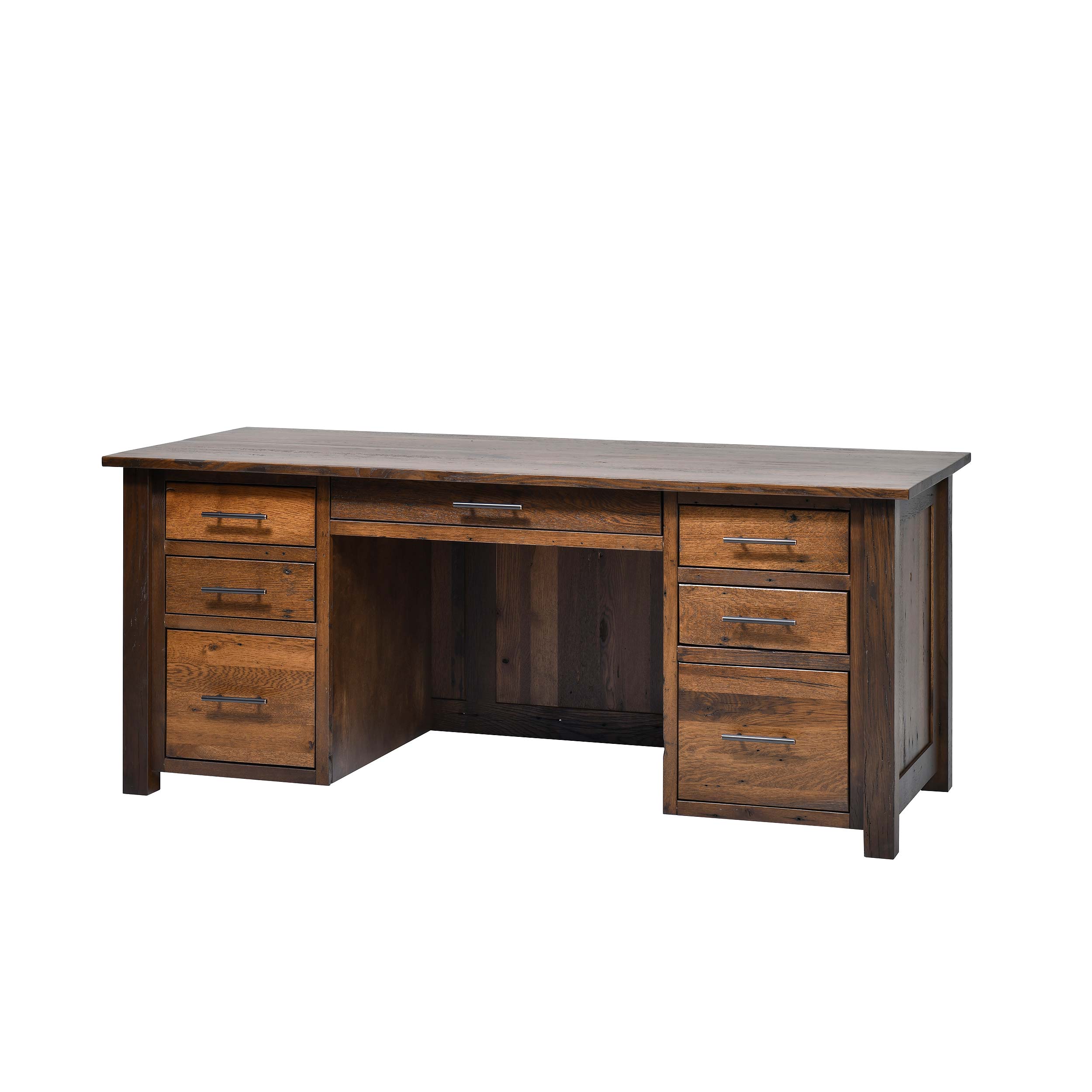QW Amish Bozeman Reclaimed 72" Executive Desk - Image 12