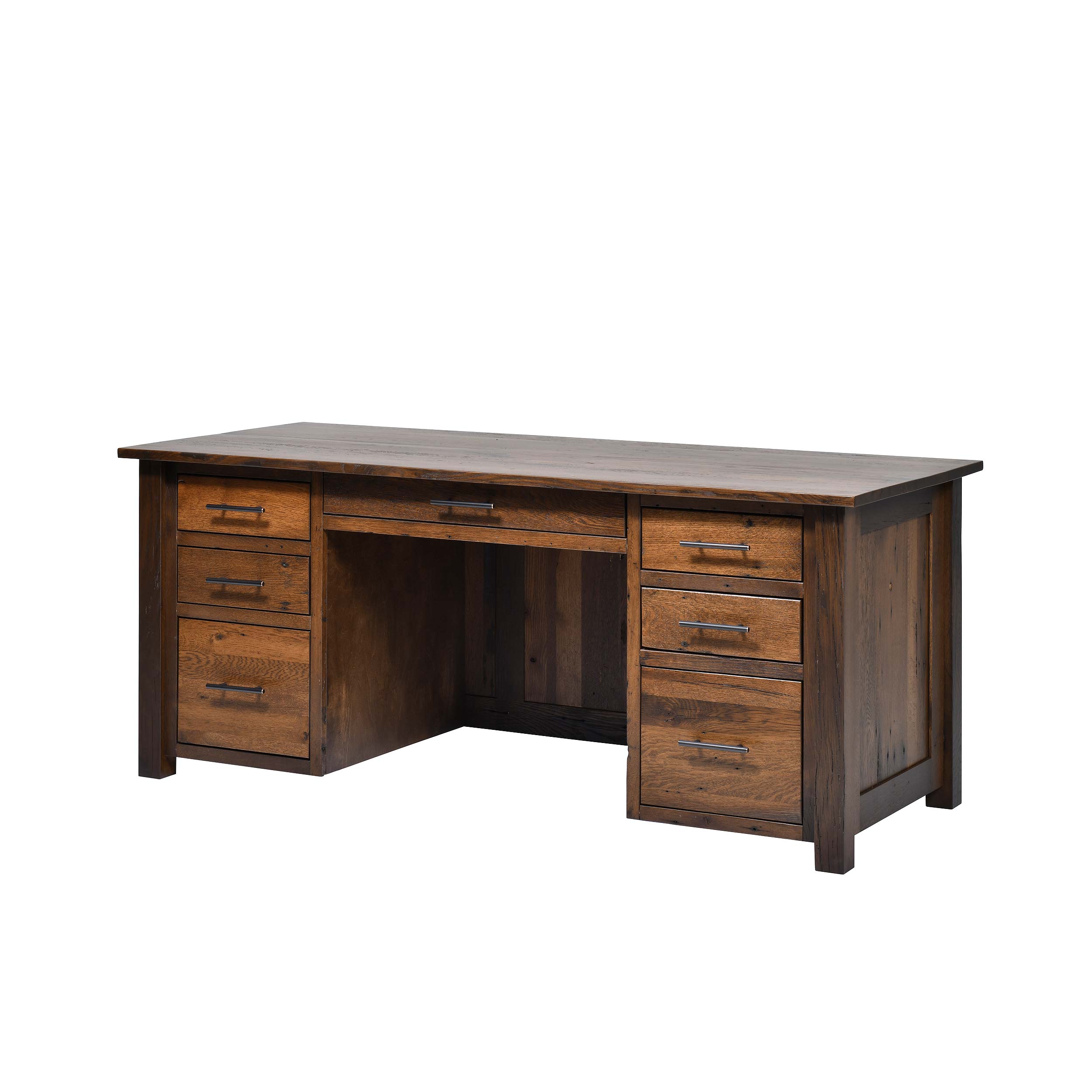 QW Amish Bozeman Reclaimed 72" Executive Desk - Image 13