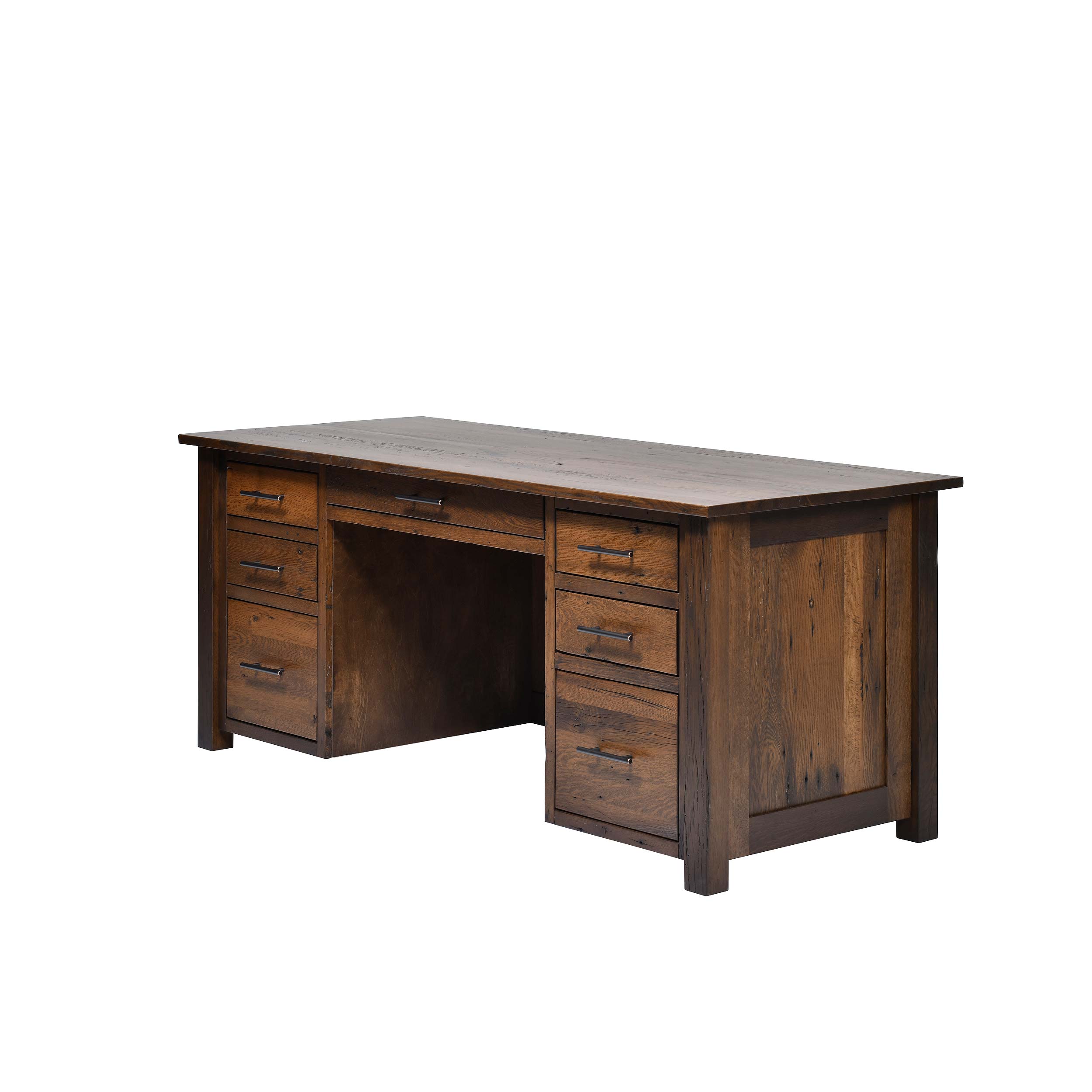 QW Amish Bozeman Reclaimed 72" Executive Desk - Image 15