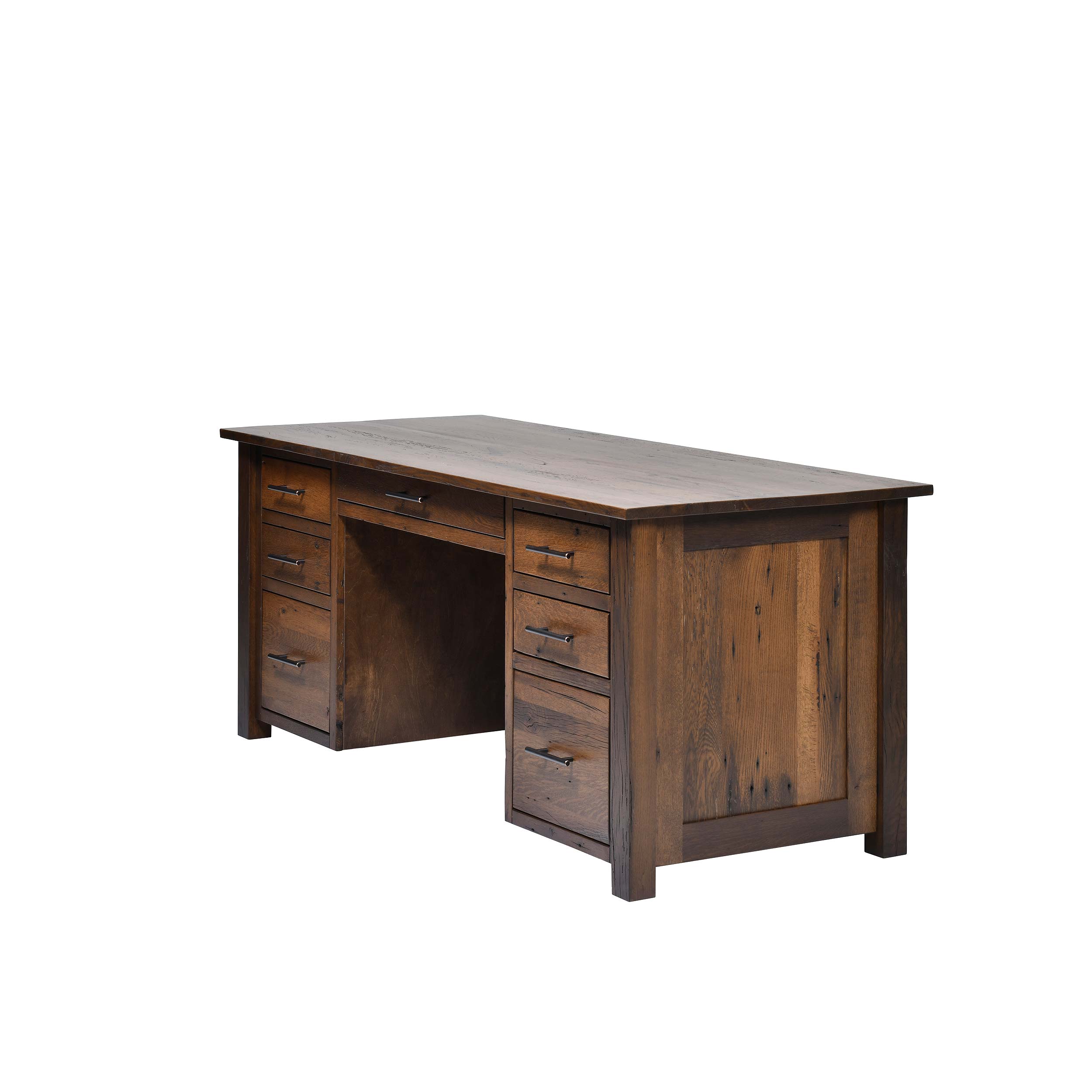 QW Amish Bozeman Reclaimed 72" Executive Desk - Image 16