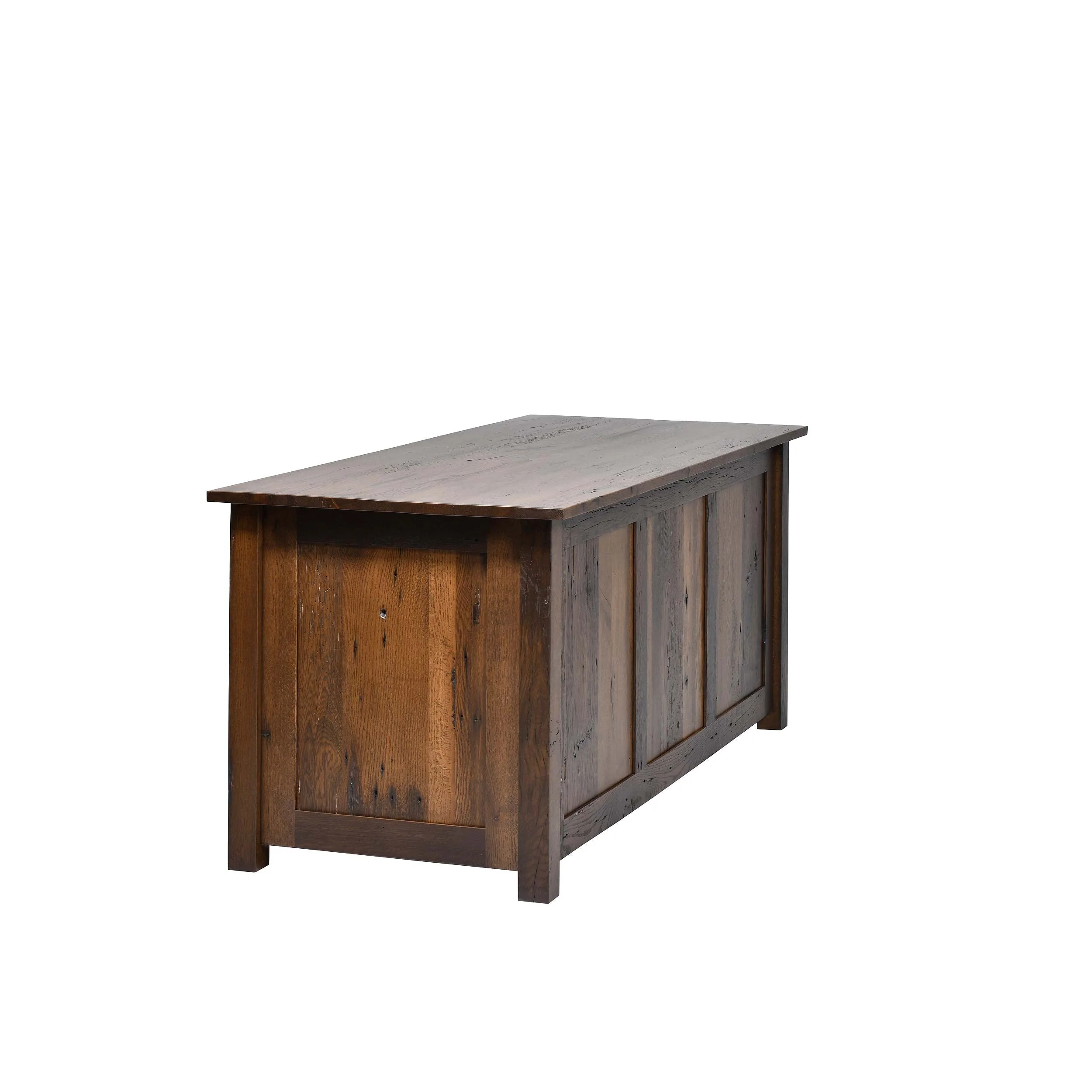 QW Amish Bozeman Reclaimed 72" Executive Desk - Image 21