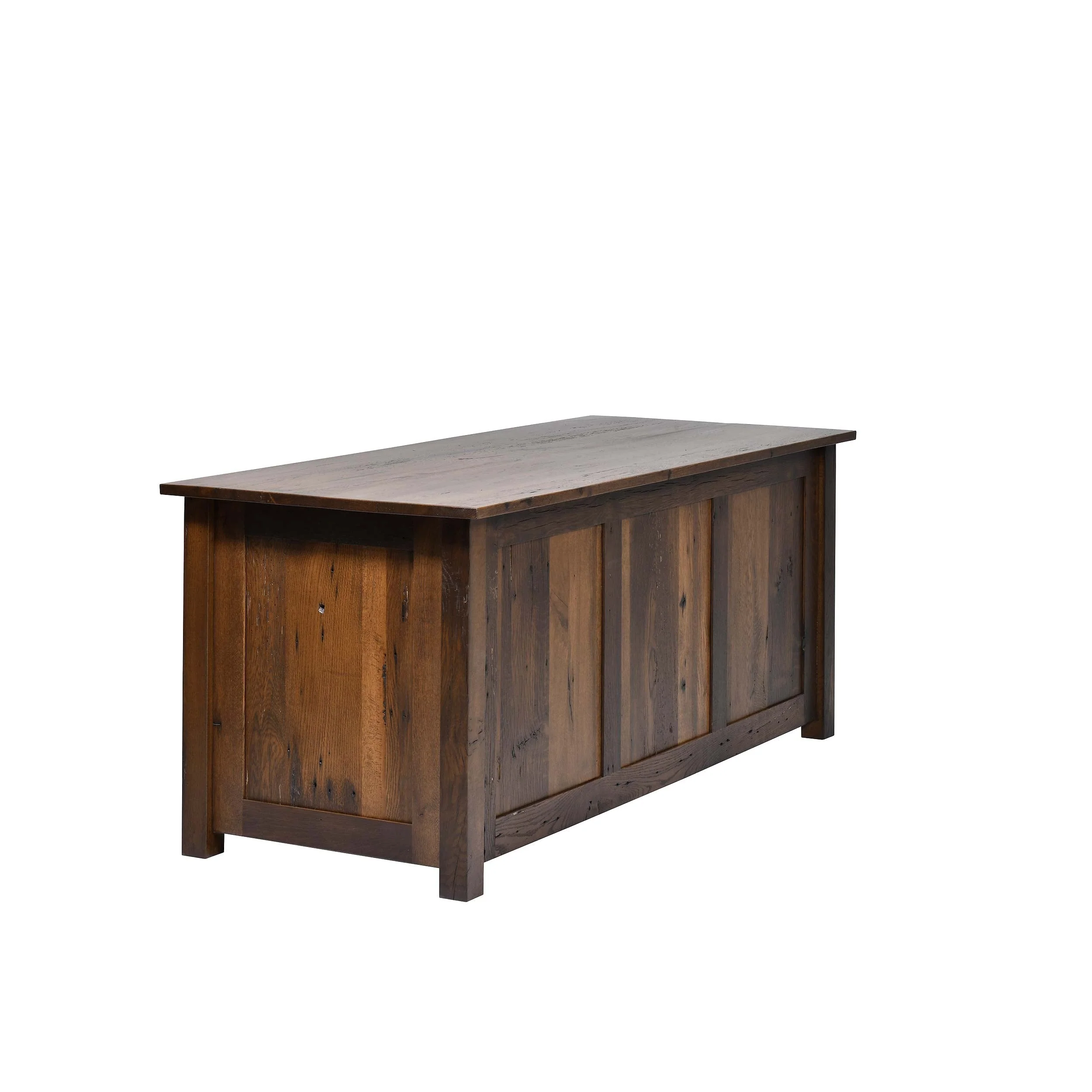 QW Amish Bozeman Reclaimed 72" Executive Desk - Image 22