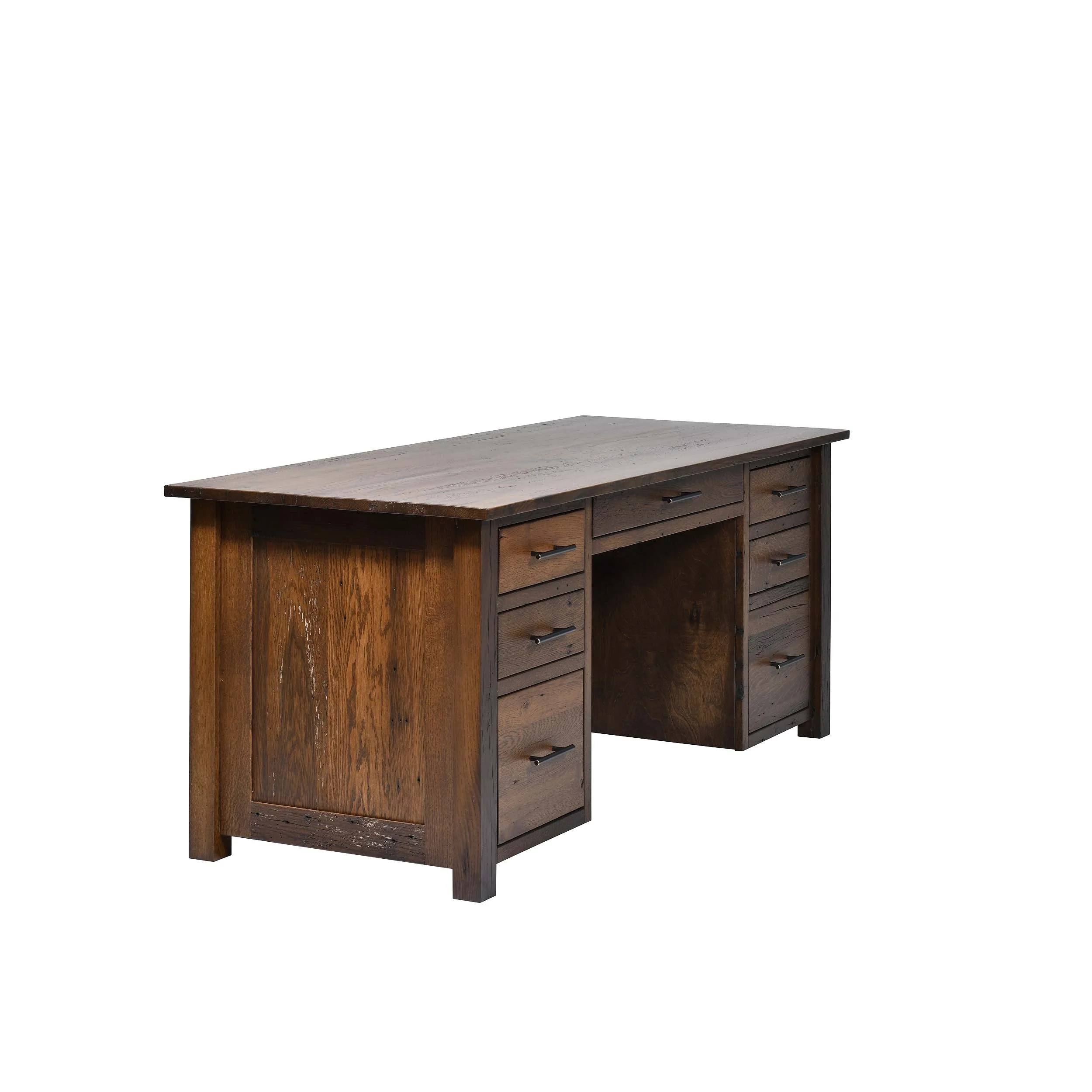 QW Amish Bozeman Reclaimed 72" Executive Desk - Image 40