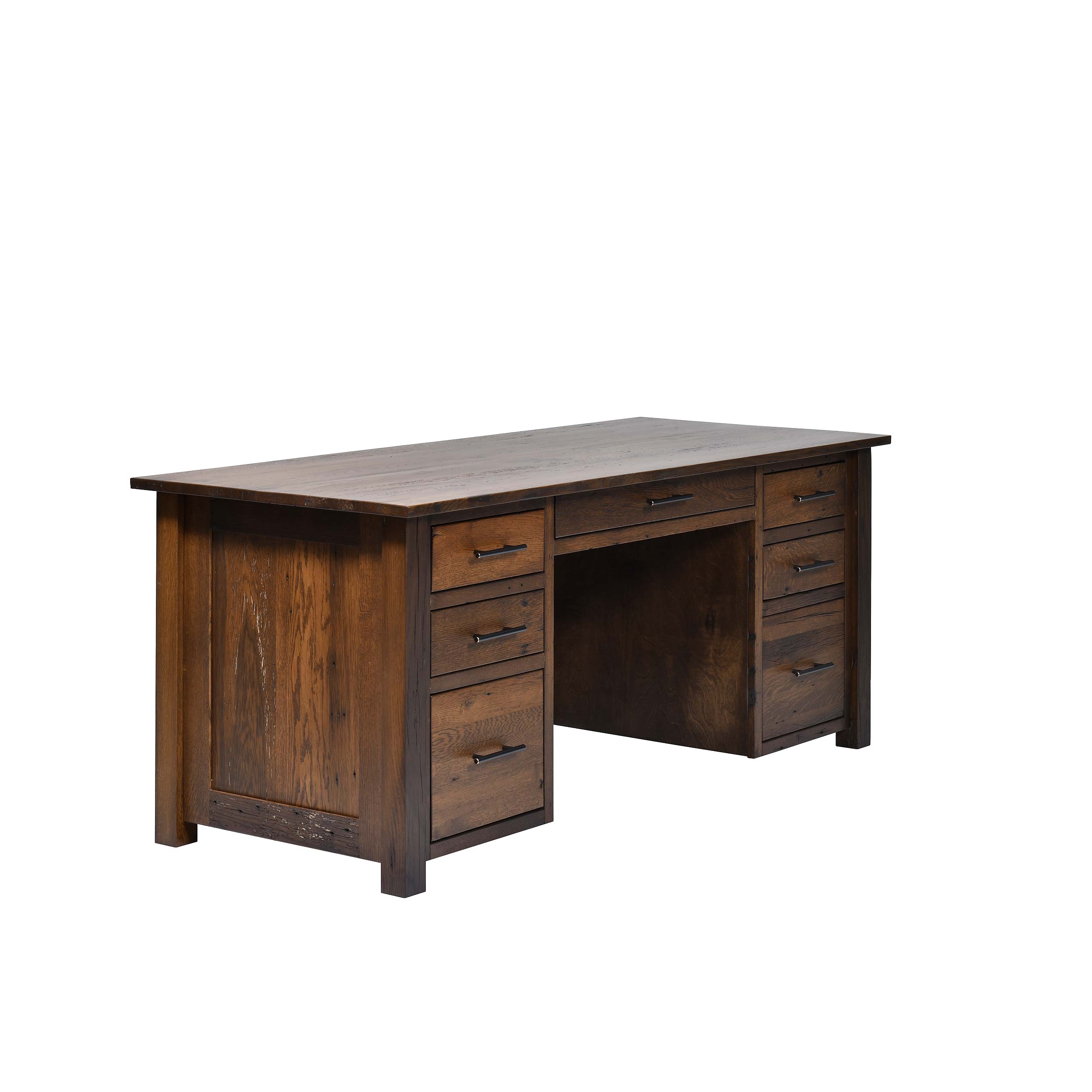QW Amish Bozeman Reclaimed 72" Executive Desk - Image 41
