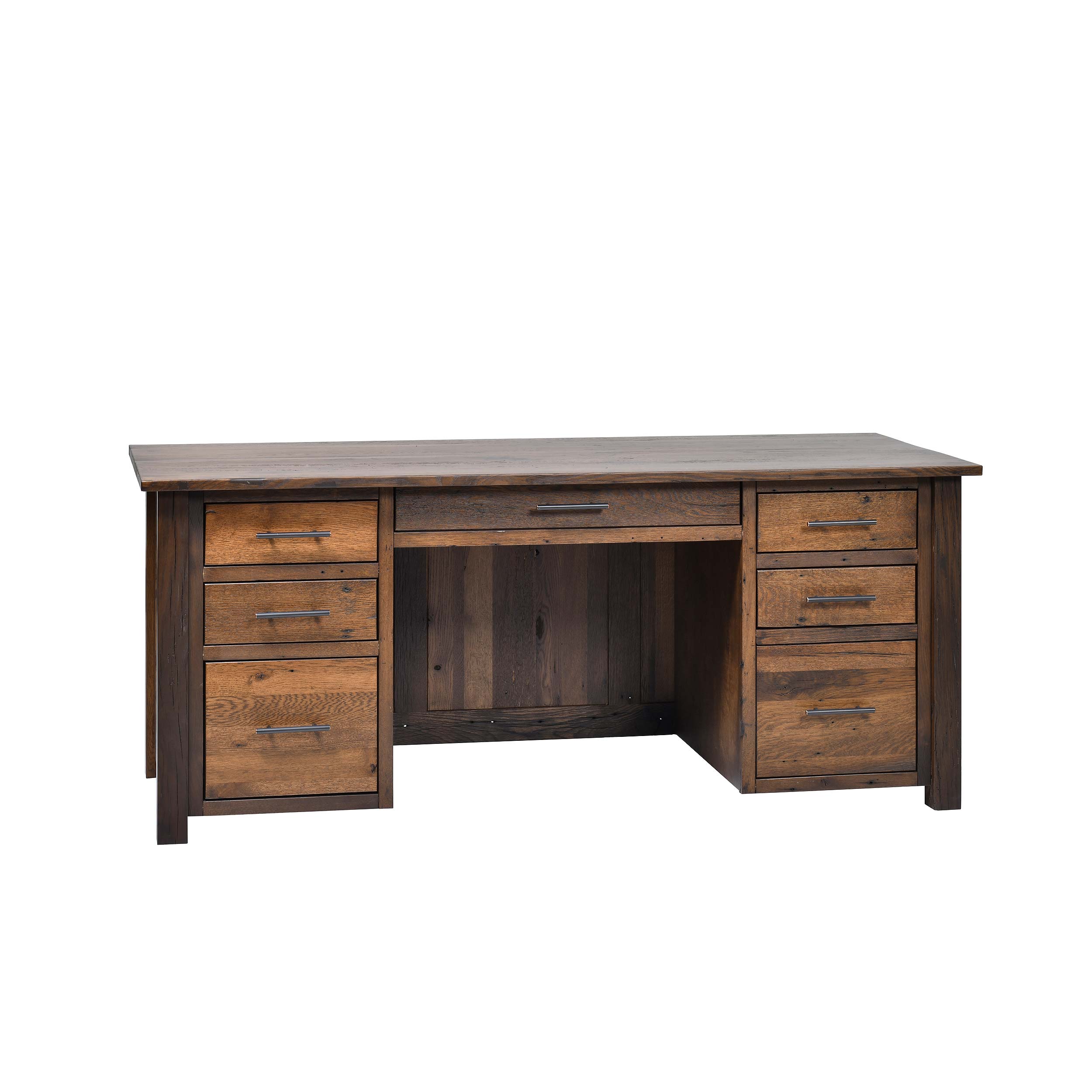 QW Amish Bozeman Reclaimed 72" Executive Desk - Image 9