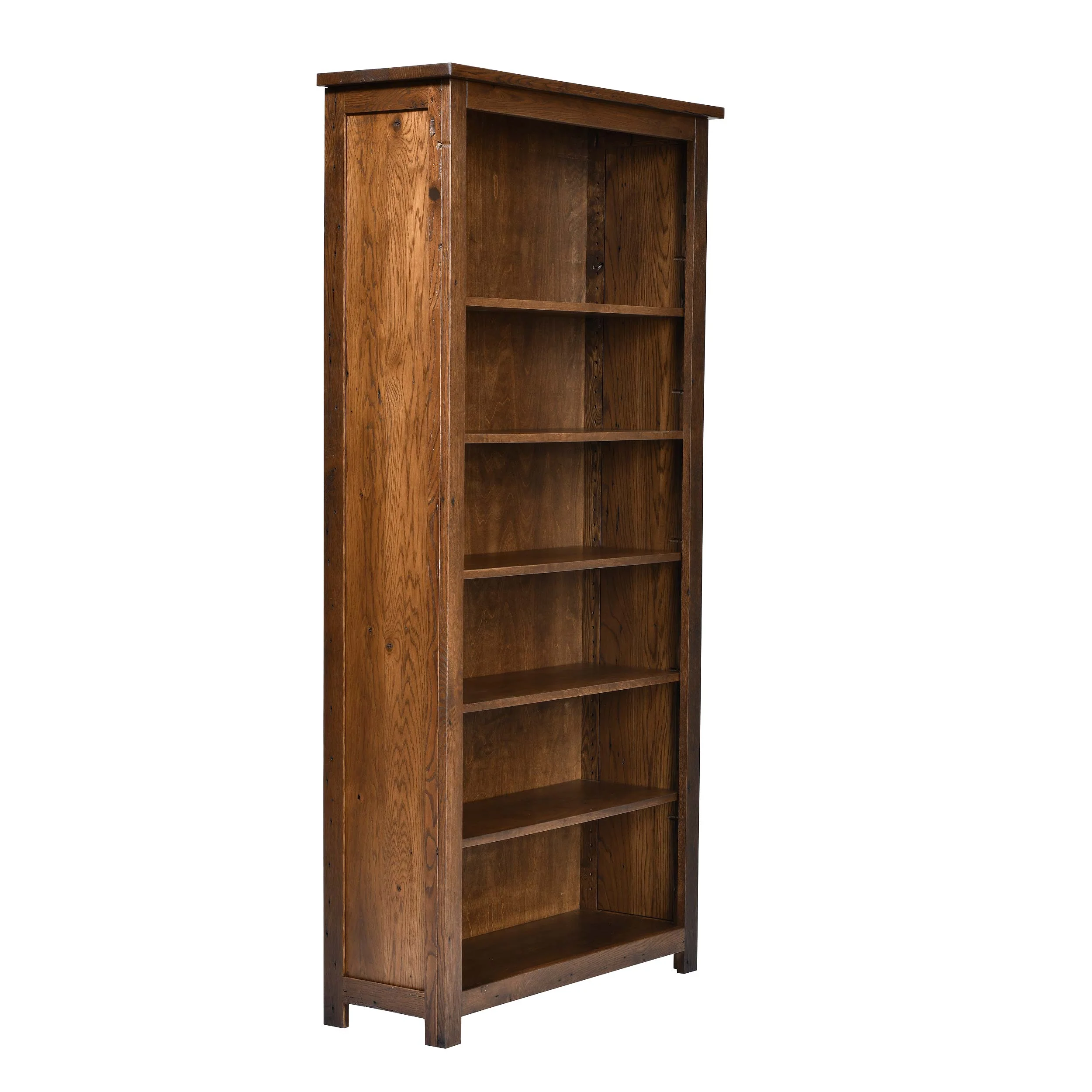 QW Amish Bozeman Reclaimed 36"W Bookcase (choose your height) - Image 7