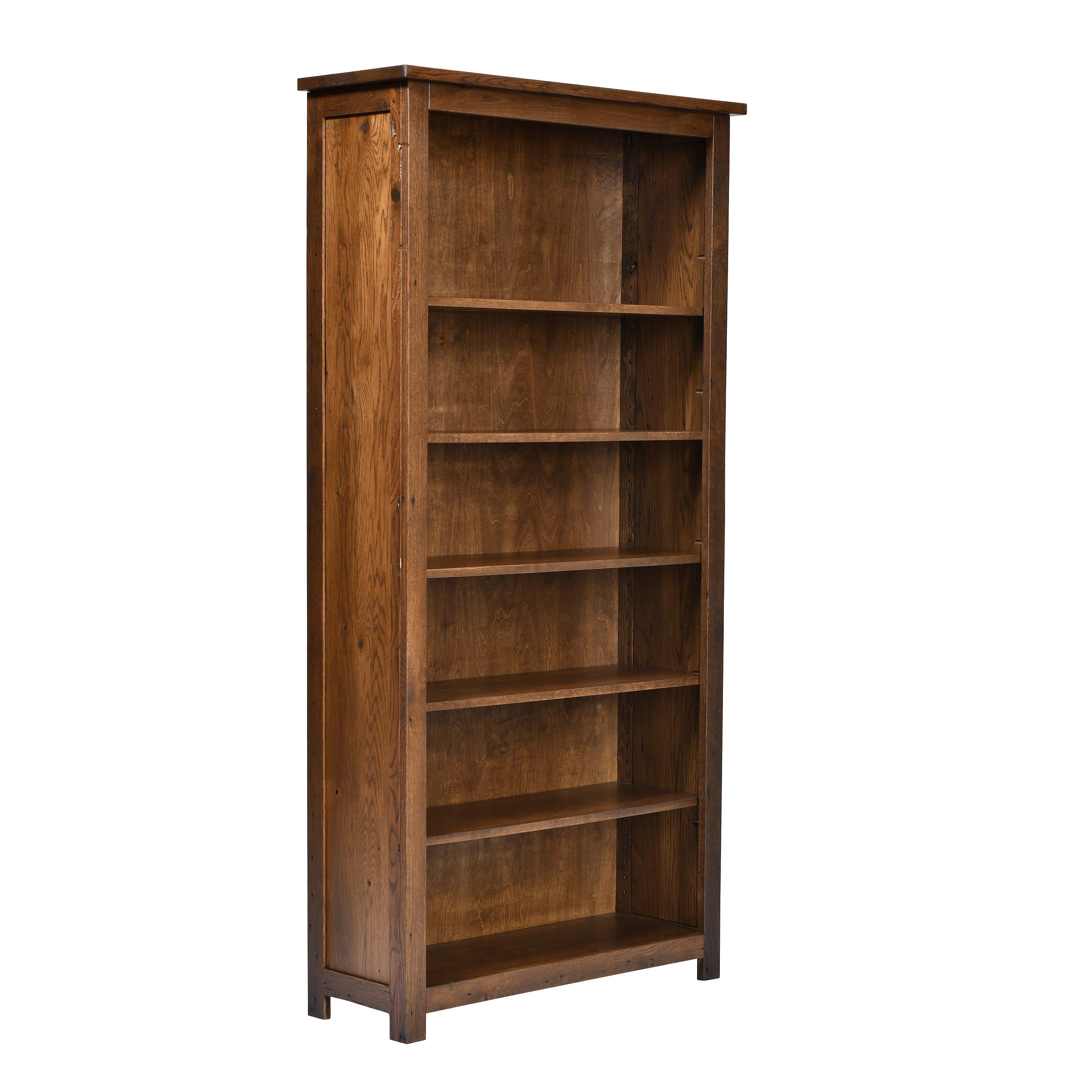 QW Amish Bozeman Reclaimed 36"W Bookcase (choose your height) - Image 8