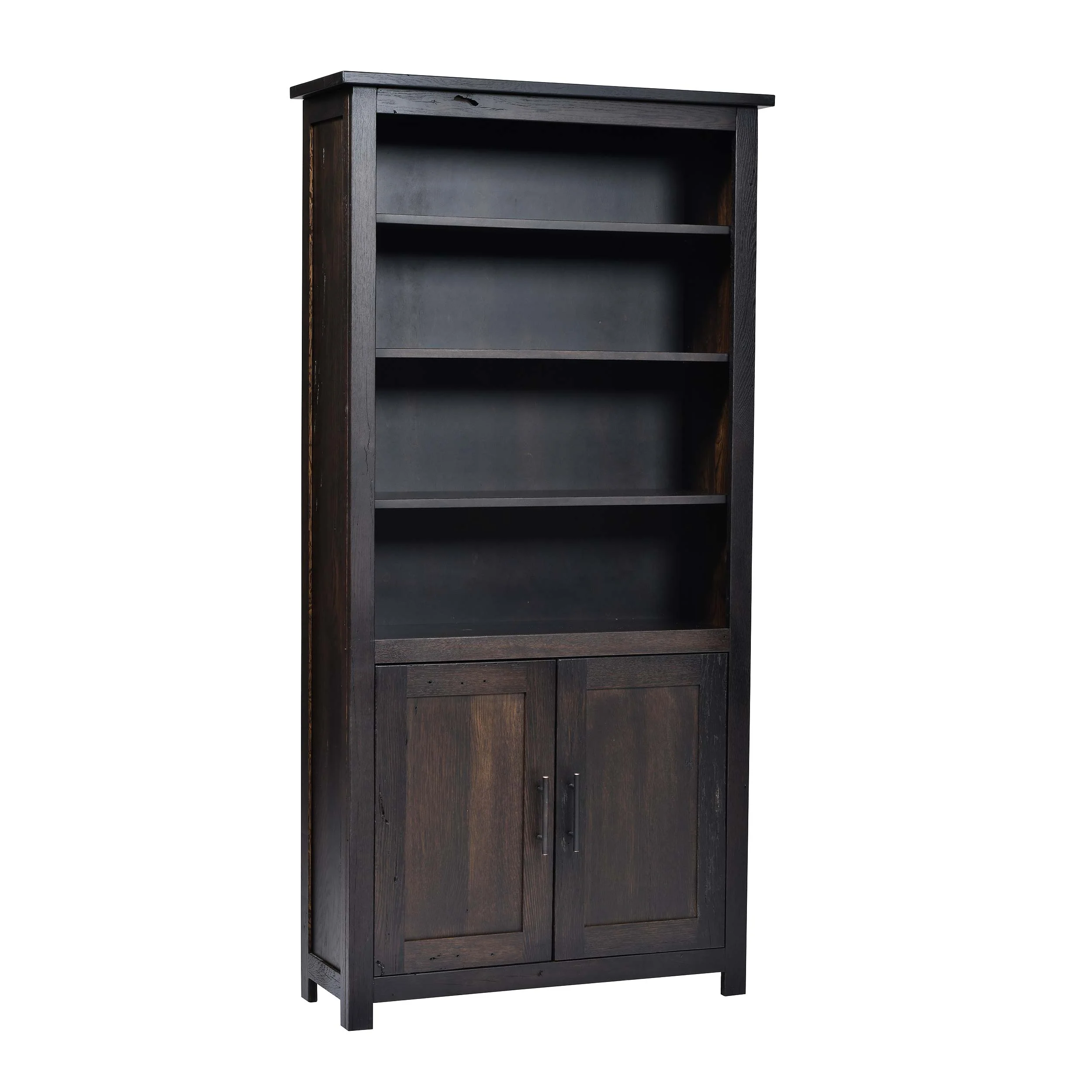 QW Amish Bozeman Reclaimed Bookcase w/ Doors - 36x72 - Image 11