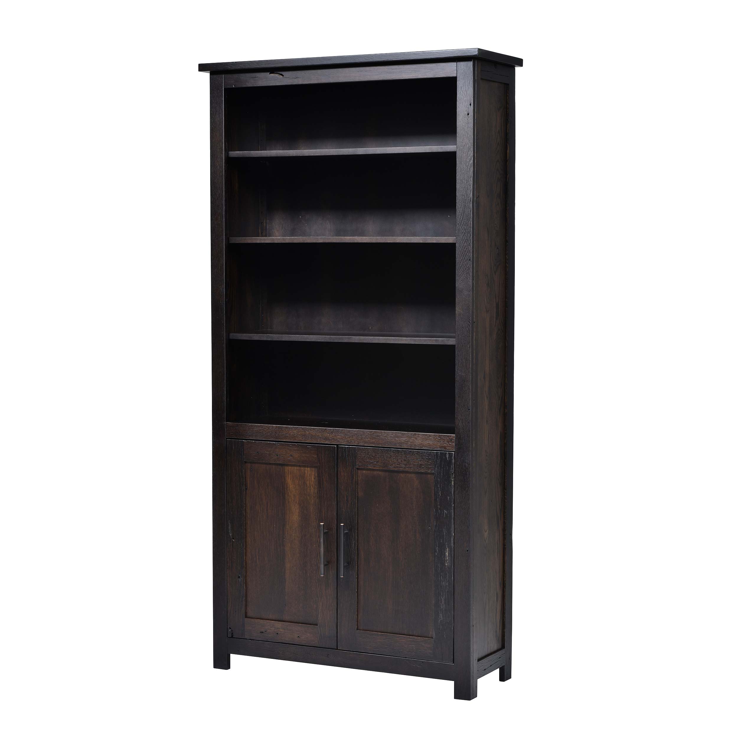 QW Amish Bozeman Reclaimed Bookcase w/ Doors - 36x72 - Image 16