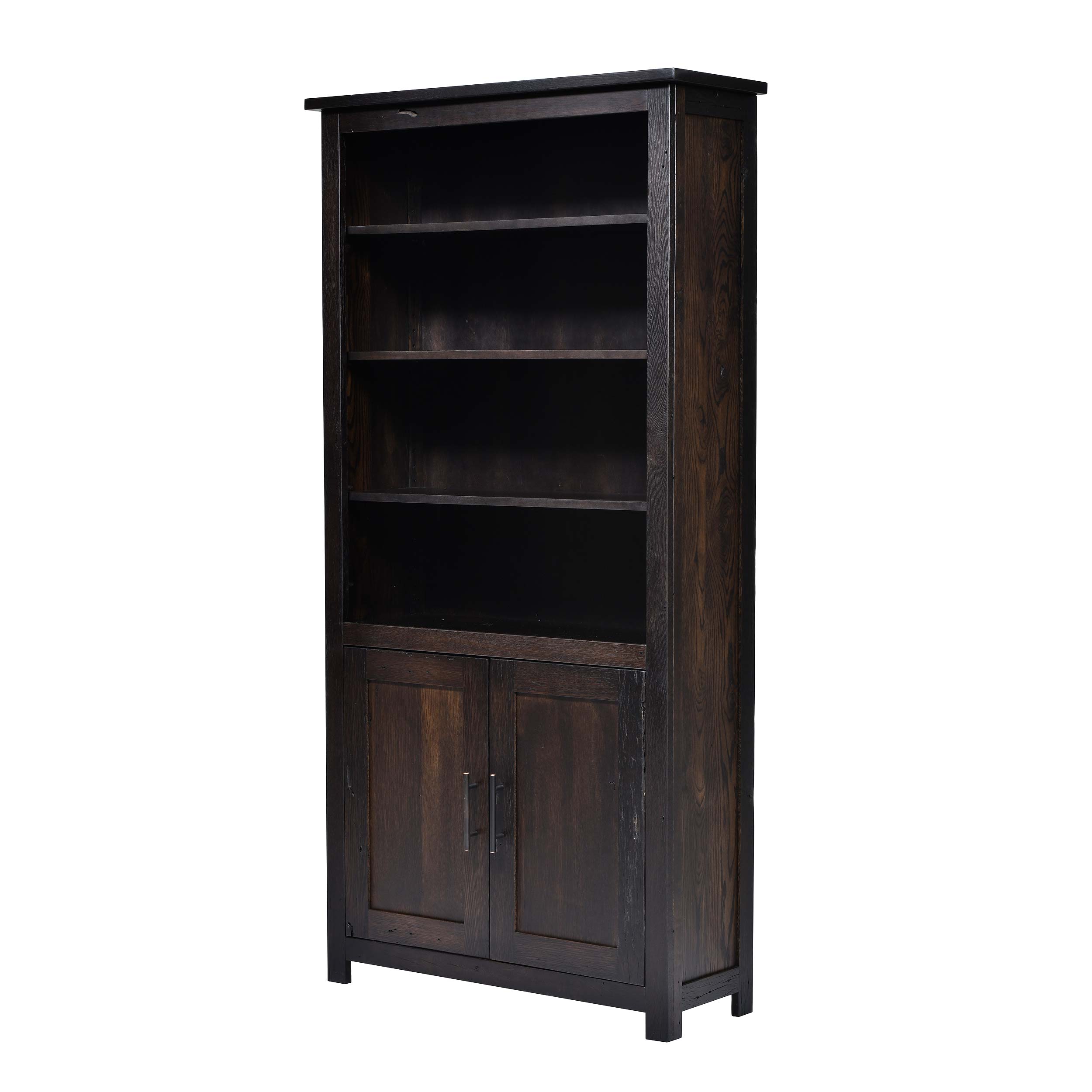 QW Amish Bozeman Reclaimed Bookcase w/ Doors - 36x72 - Image 17