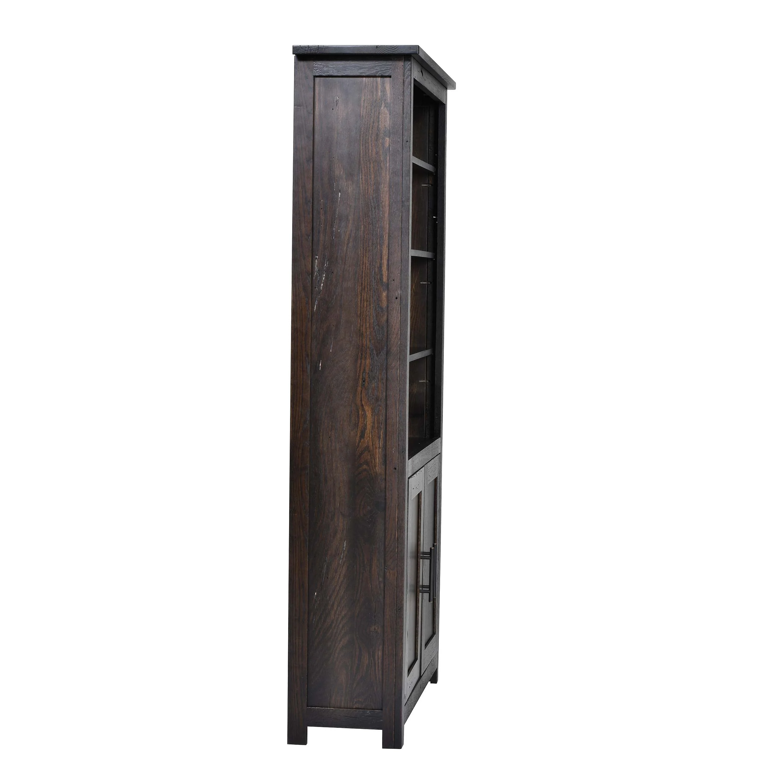 QW Amish Bozeman Reclaimed Bookcase w/ Doors - 36x72 - Image 5