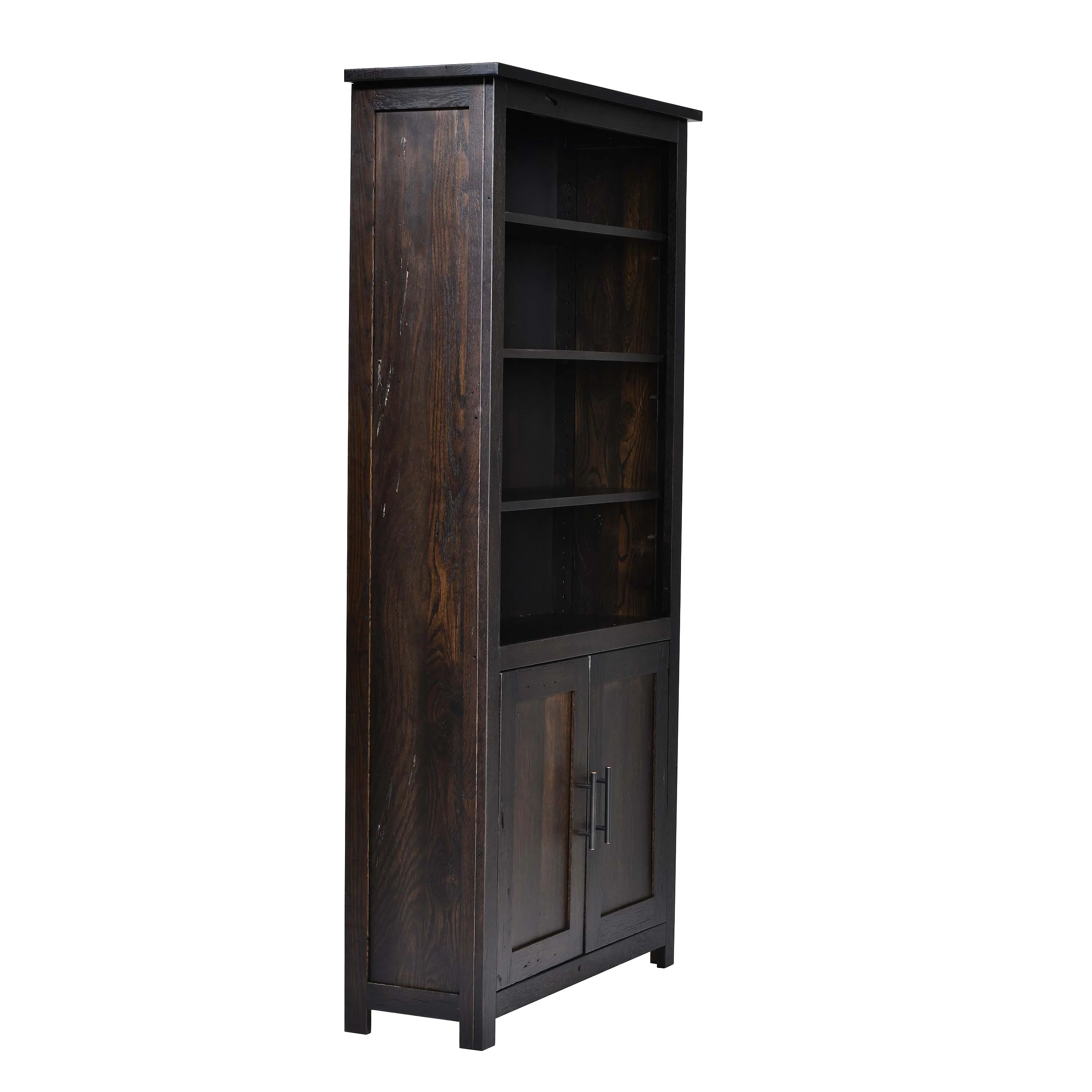 QW Amish Bozeman Reclaimed Bookcase w/ Doors - 36x72 - Image 7