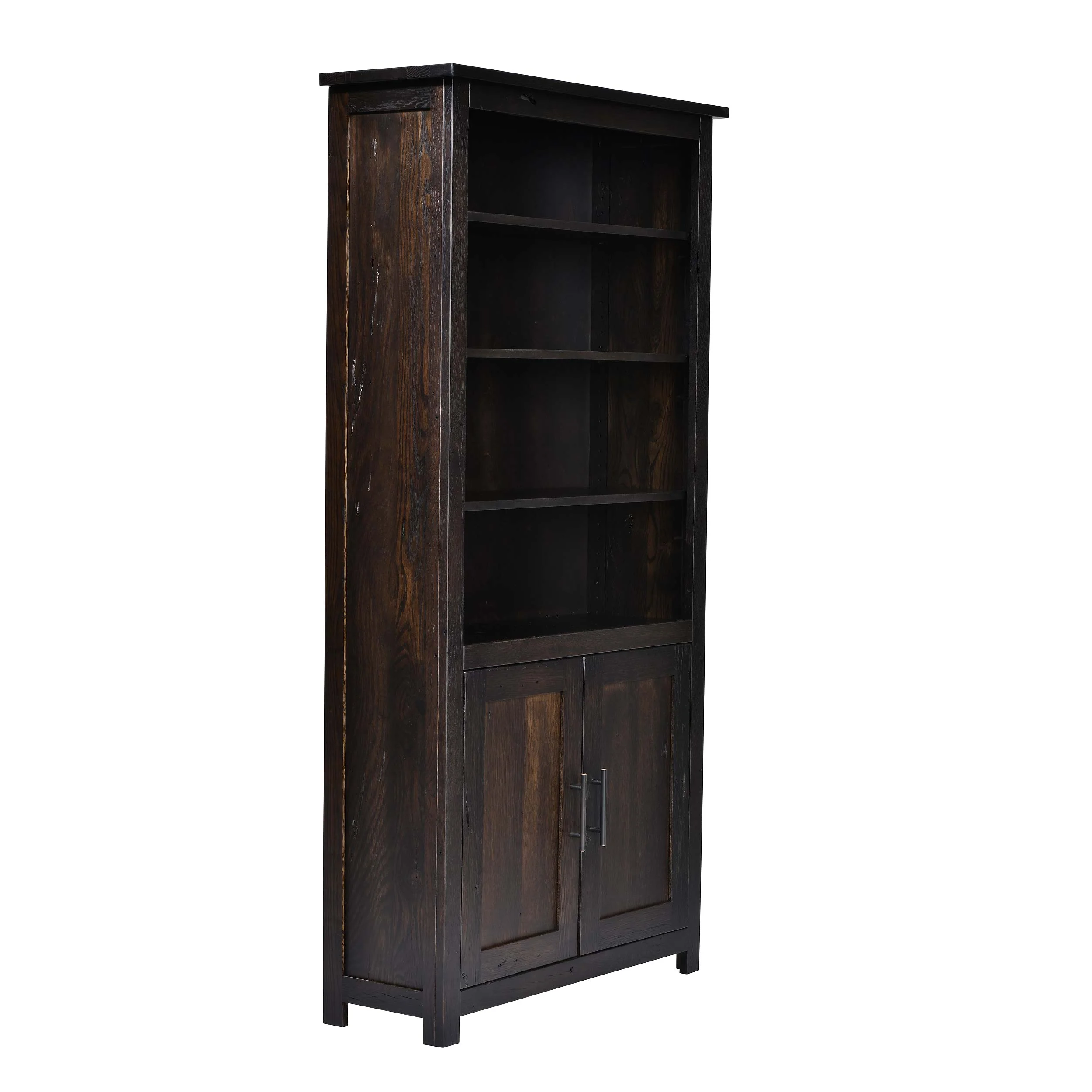 QW Amish Bozeman Reclaimed Bookcase w/ Doors - 36x72 - Image 8