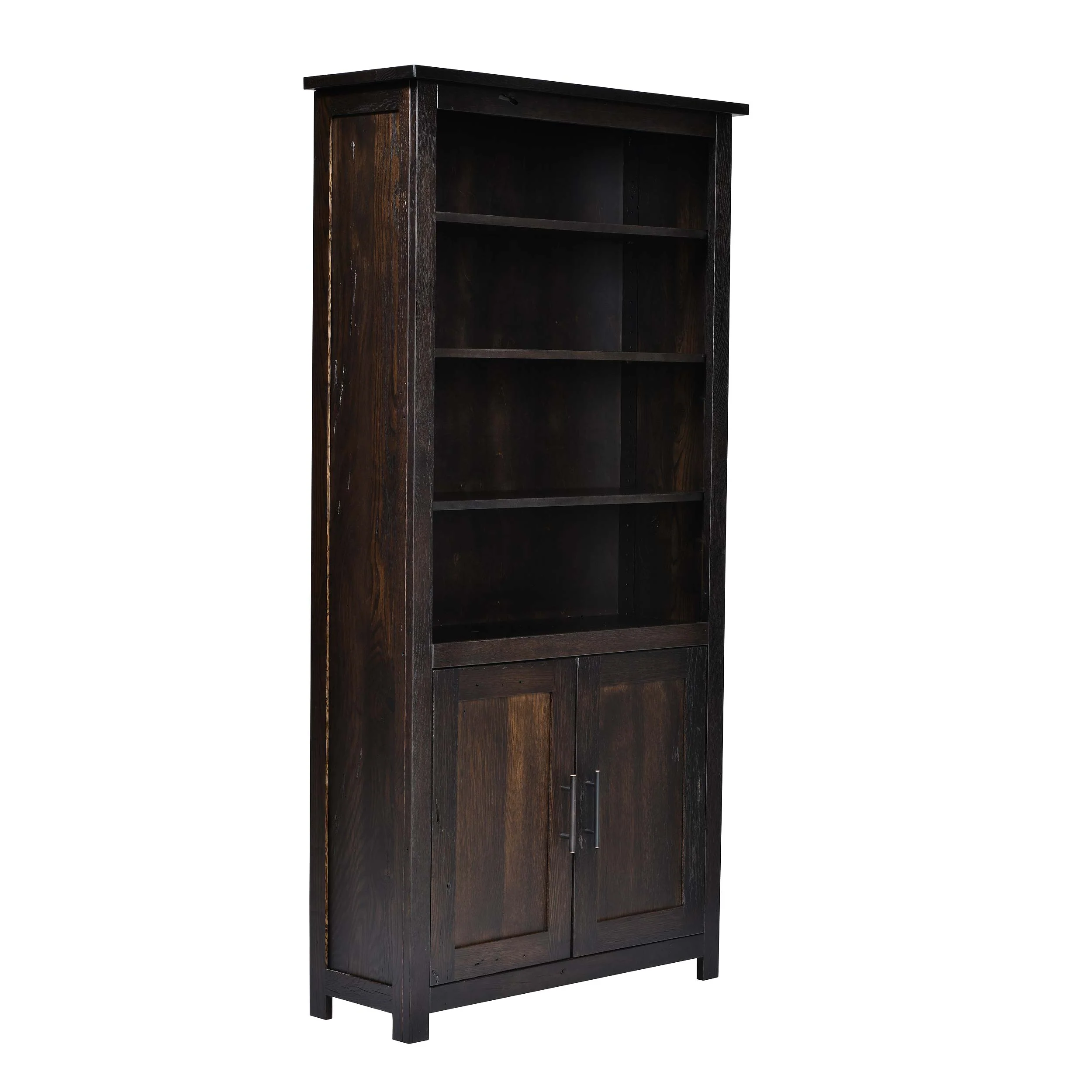 QW Amish Bozeman Reclaimed Bookcase w/ Doors - 36x72 - Image 9