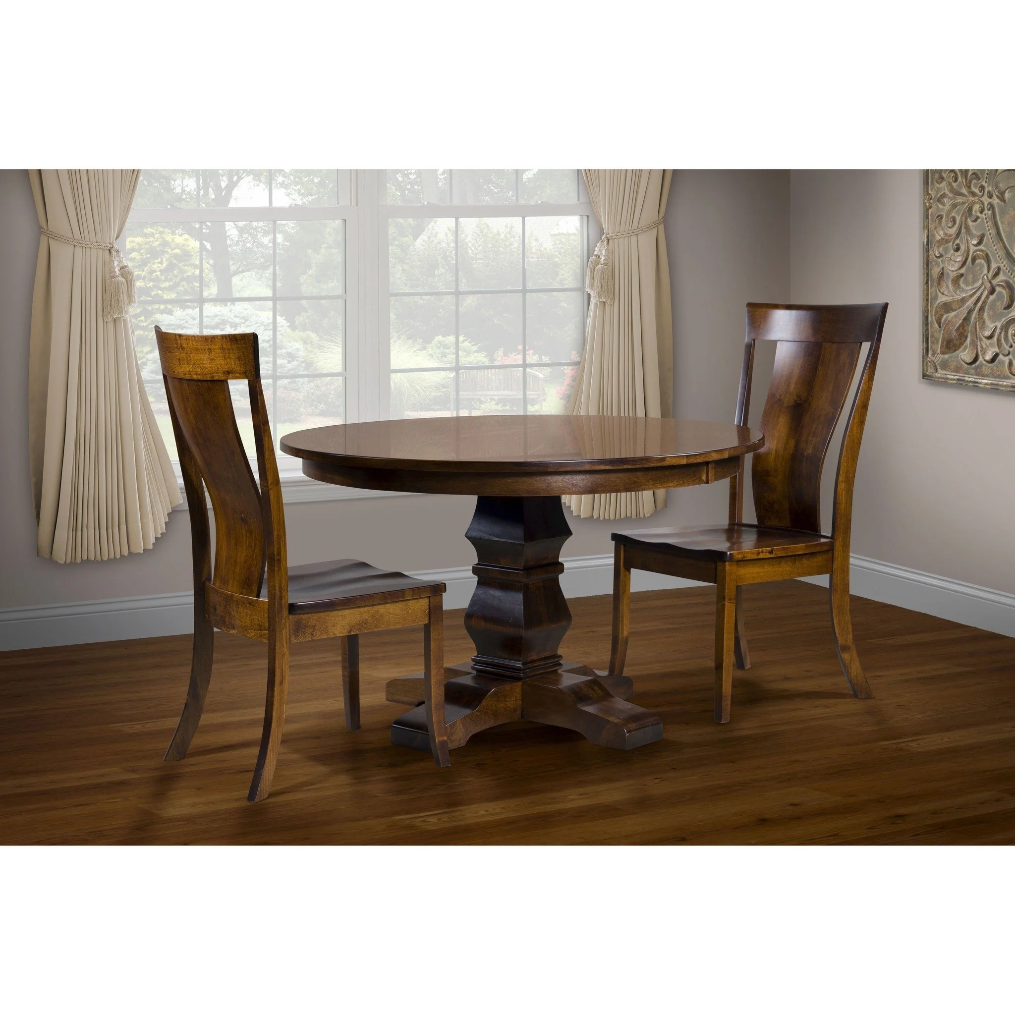 QW Amish Bradbury Single Pedestal Table - Image 2