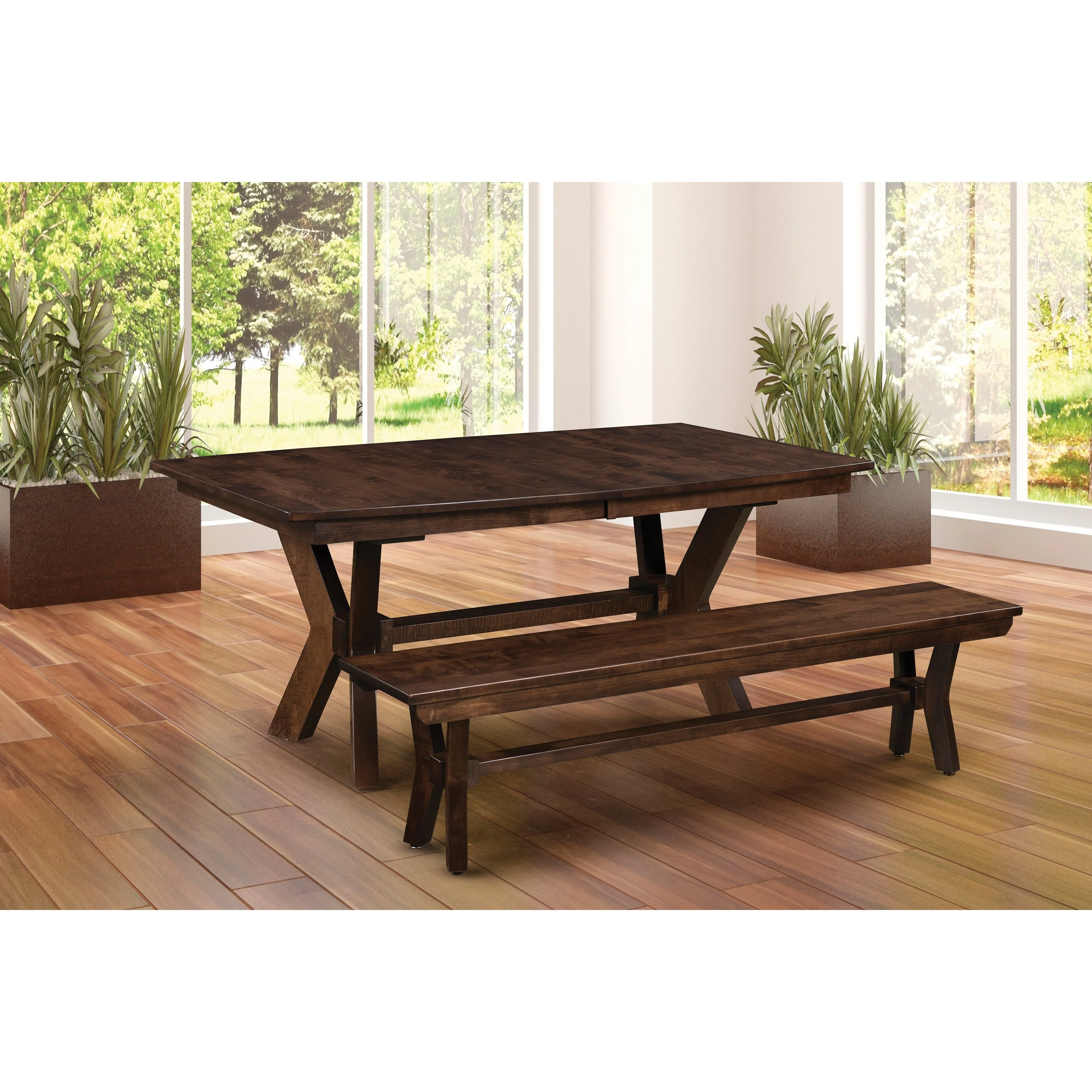 QW Amish Bradley Bench - Image 2