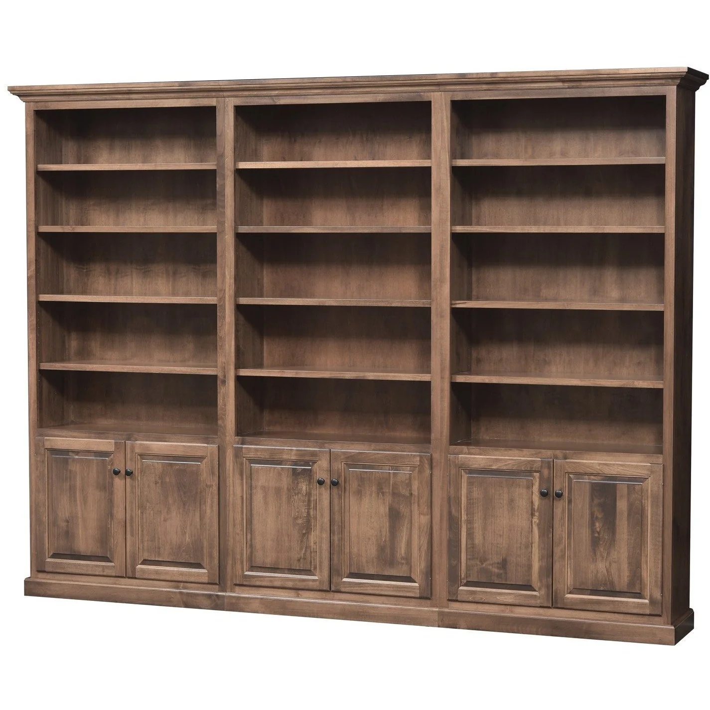 QW Amish Brooklyn 3pc Bookcase Wall