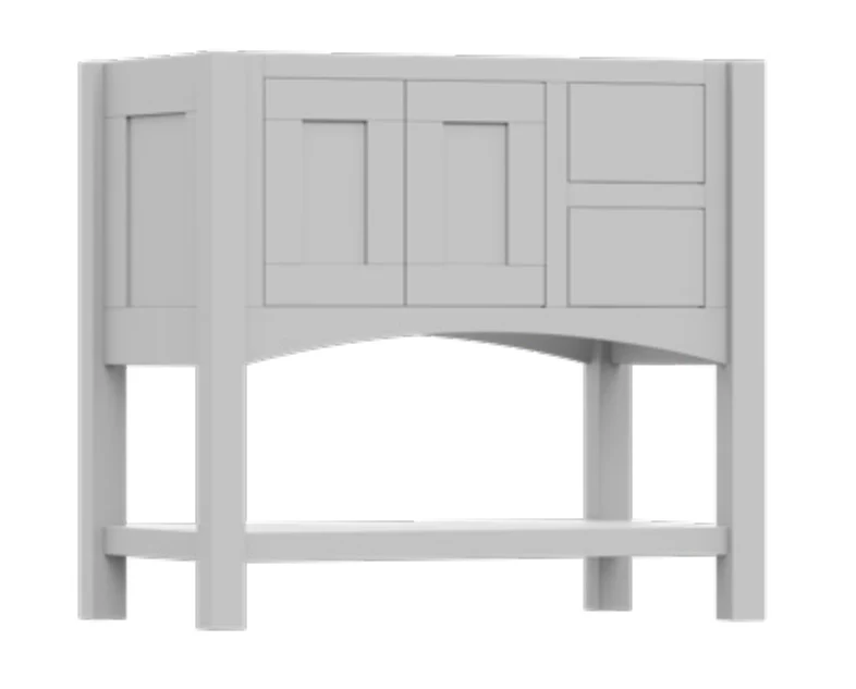 QW Amish Brookville Vanity (Select Size) - Image 4