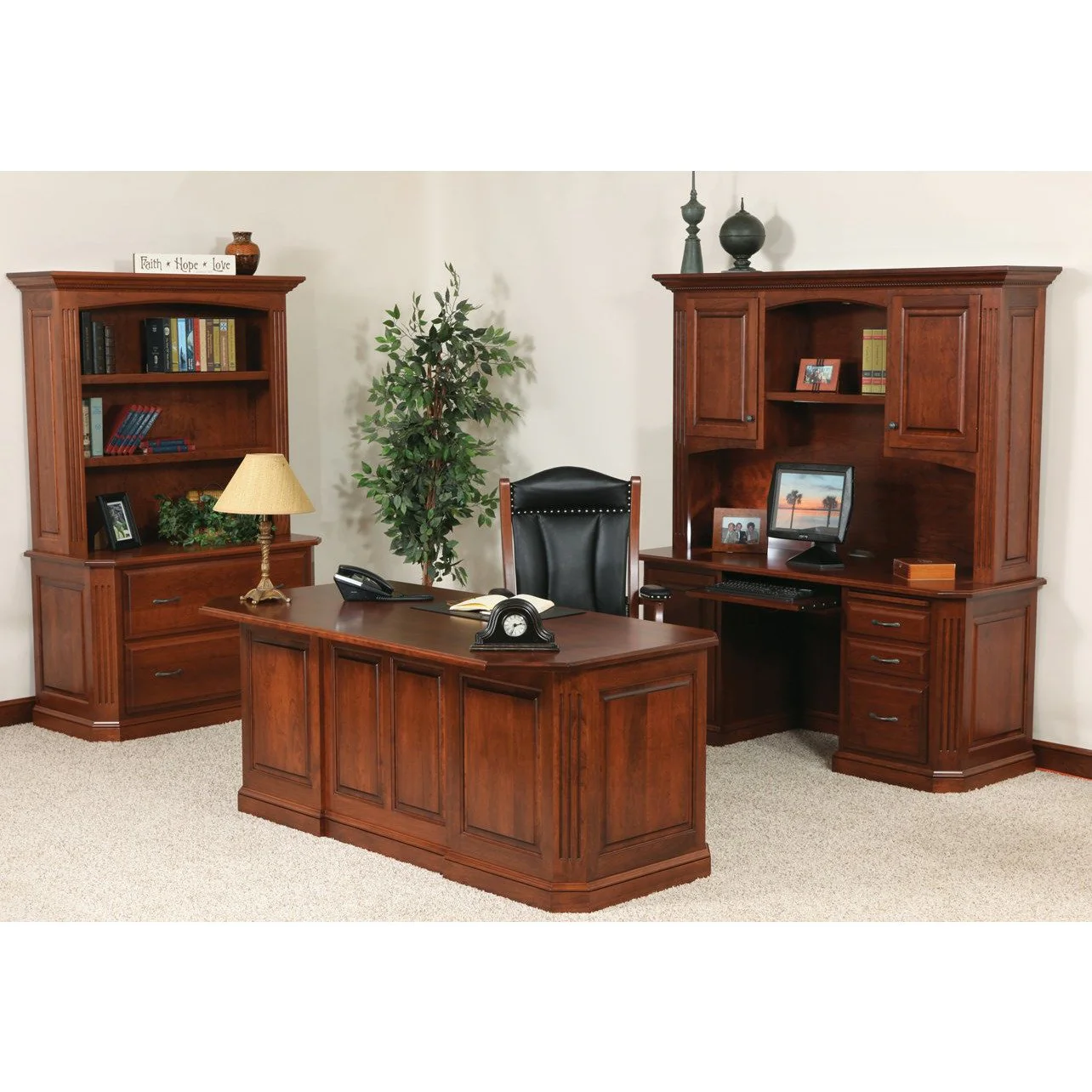 QW Amish Buckingham 2 Drawer File - Image 4
