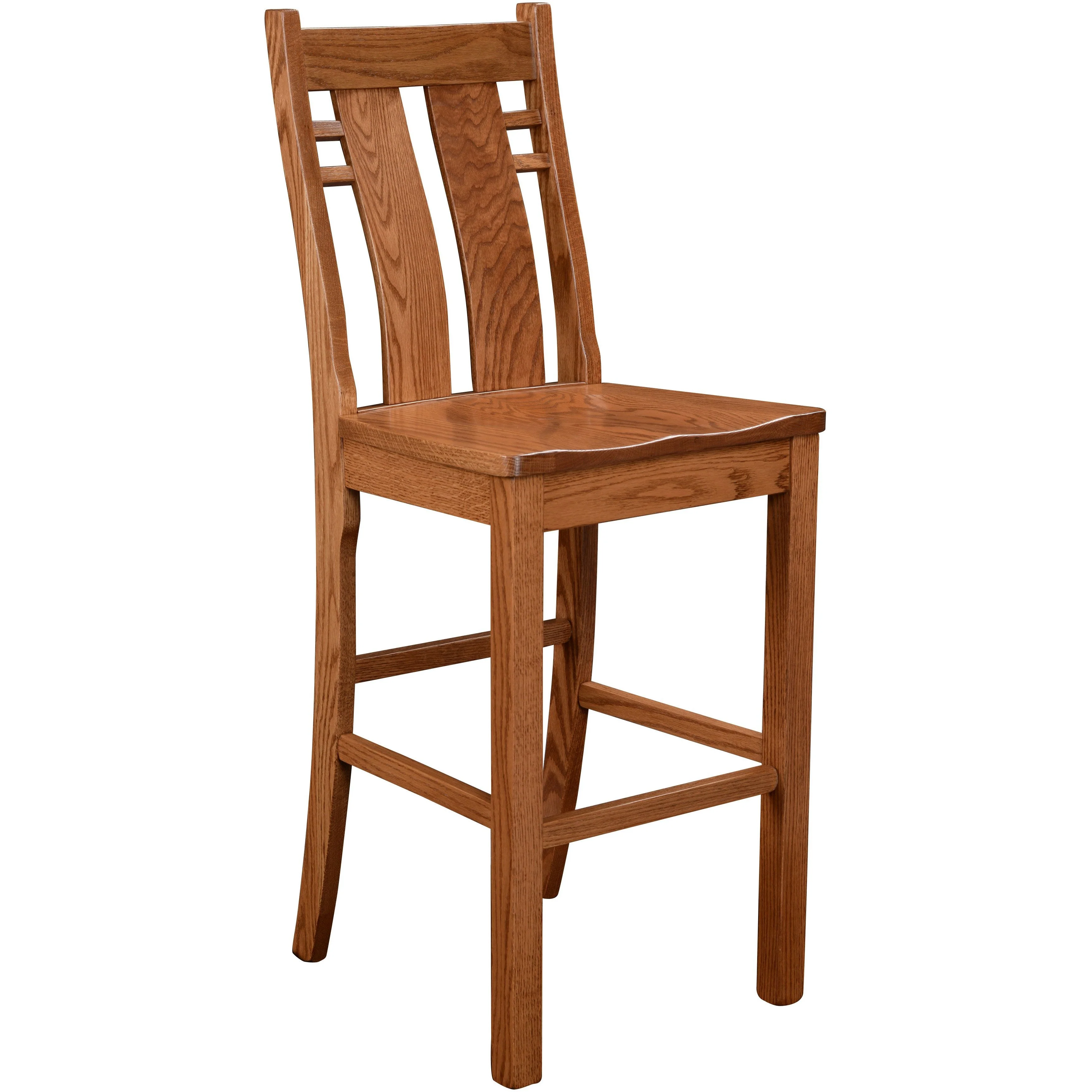 QW Amish Bungalow Bar Chair - Image 2