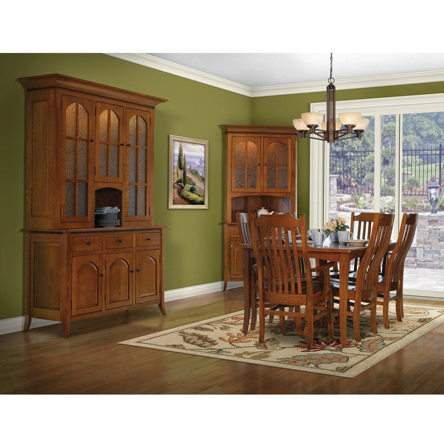 QW Amish Bunker Hill Leg Table - Image 3
