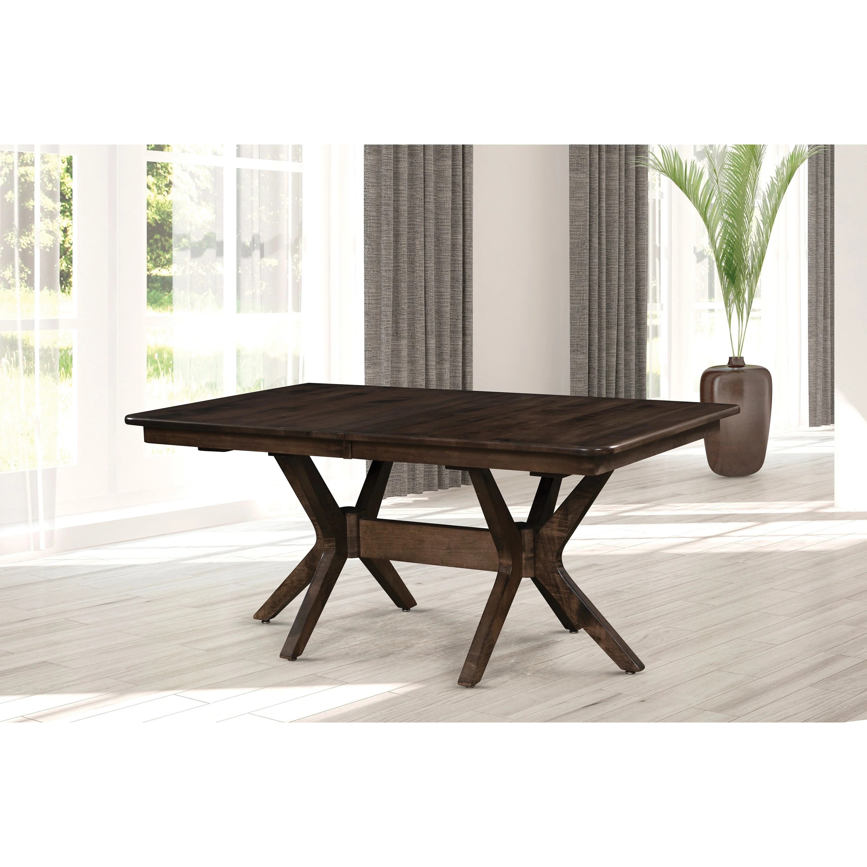 QW Amish Burdock Double Pedestal Table - Image 2