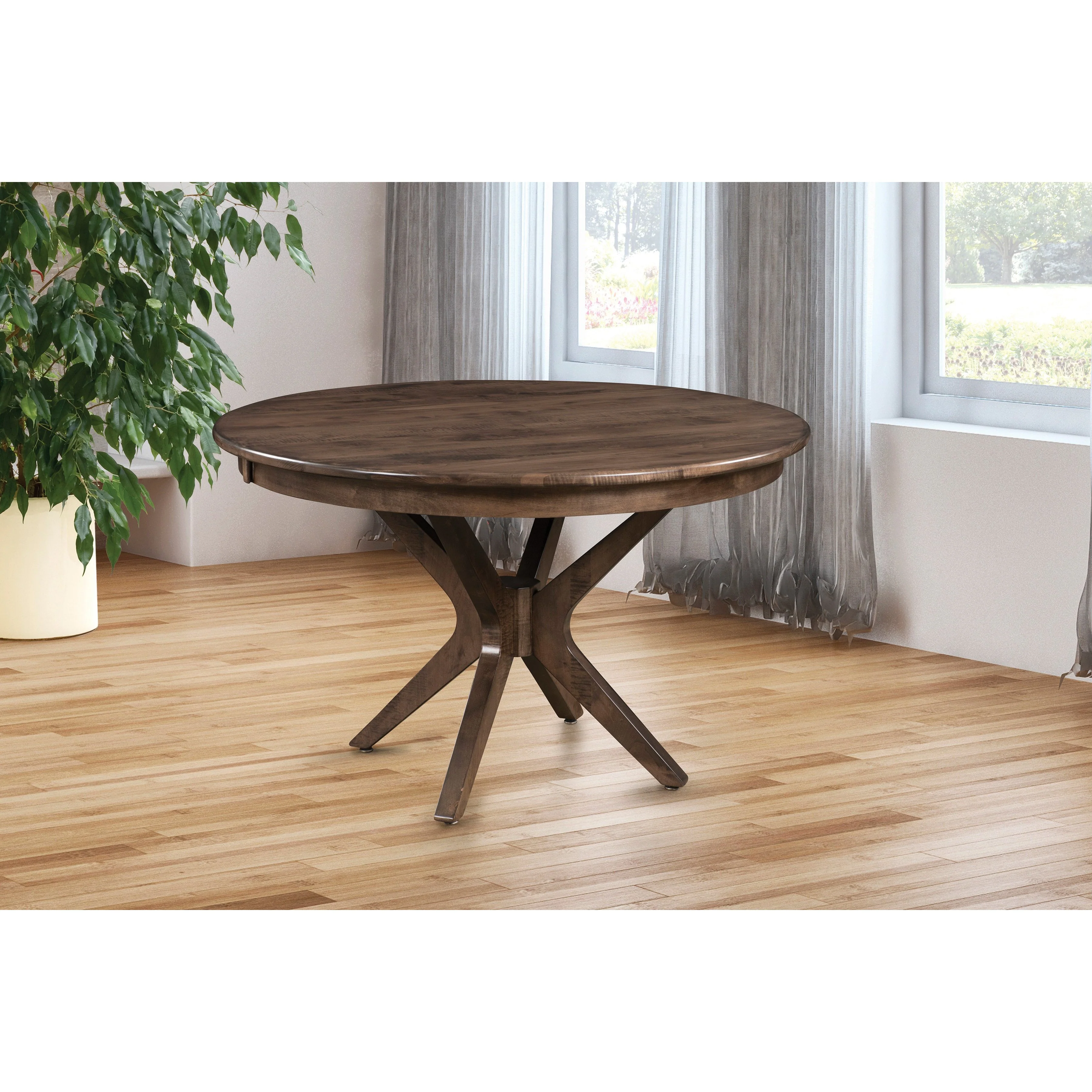 QW Amish Burdock Single Pedestal Table - Image 2