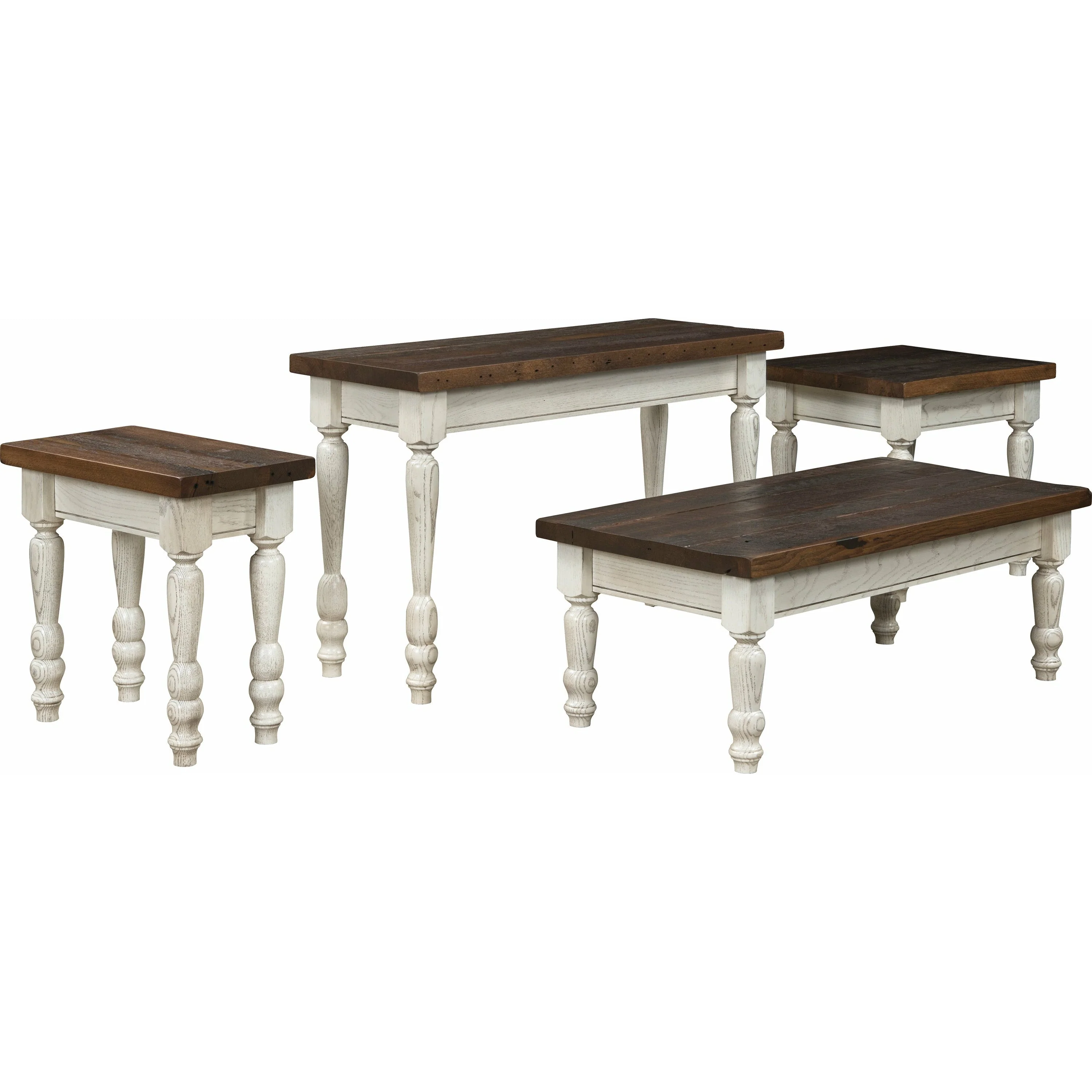 QW Amish Burlington Country Chair Side End Table - Image 2