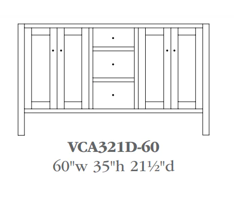 QW Amish Cabin Creek Vanity (Select Size) - Image 9