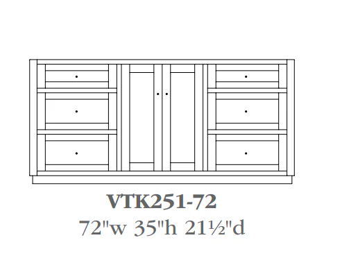 QW Amish Calvin Vanity (Select Size) - Image 10